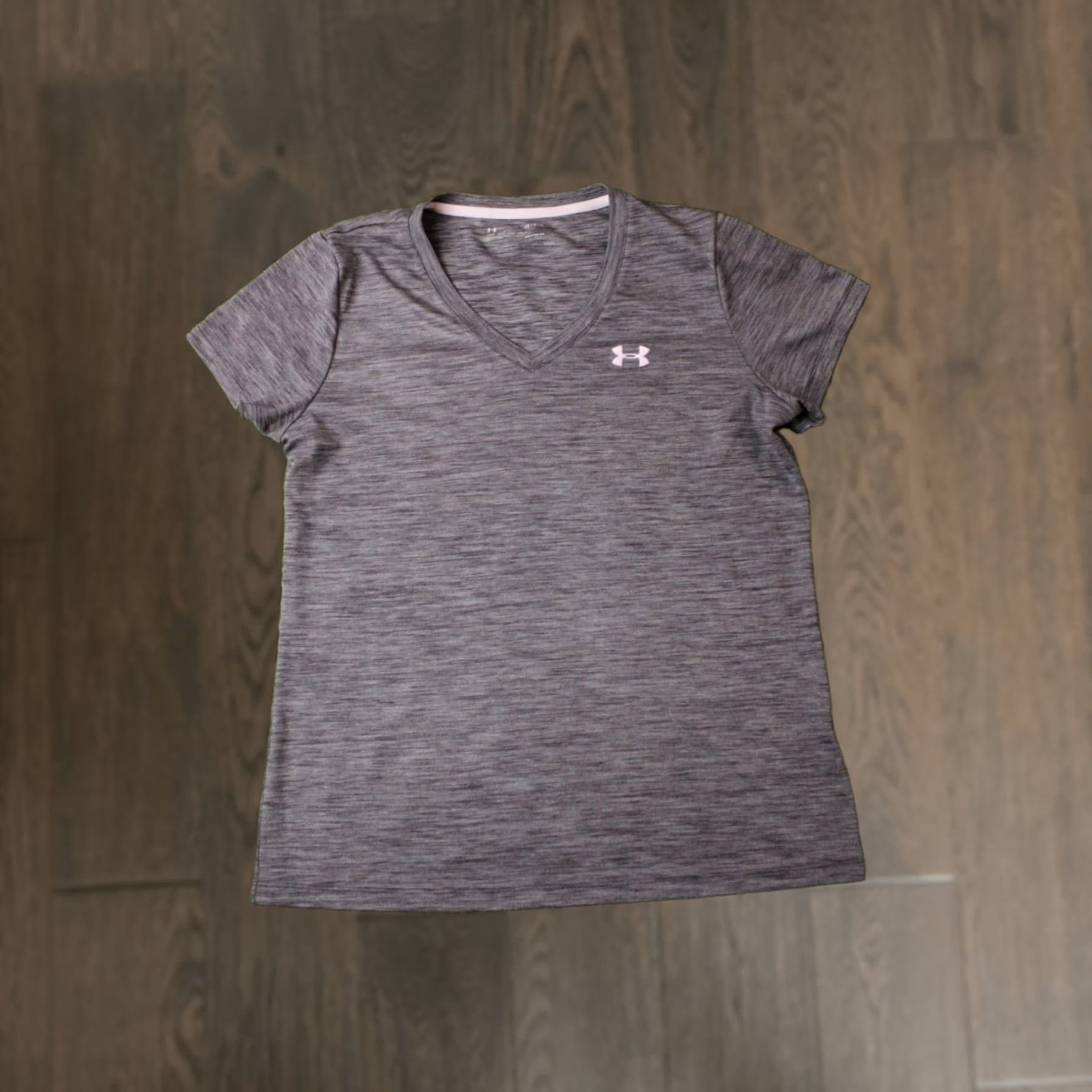 Under Armour Under Armour Shirt Women Compression Training Jersey L Gray Short Sleeve Size L / US 10 / IT 46 - 1 Thumbnail