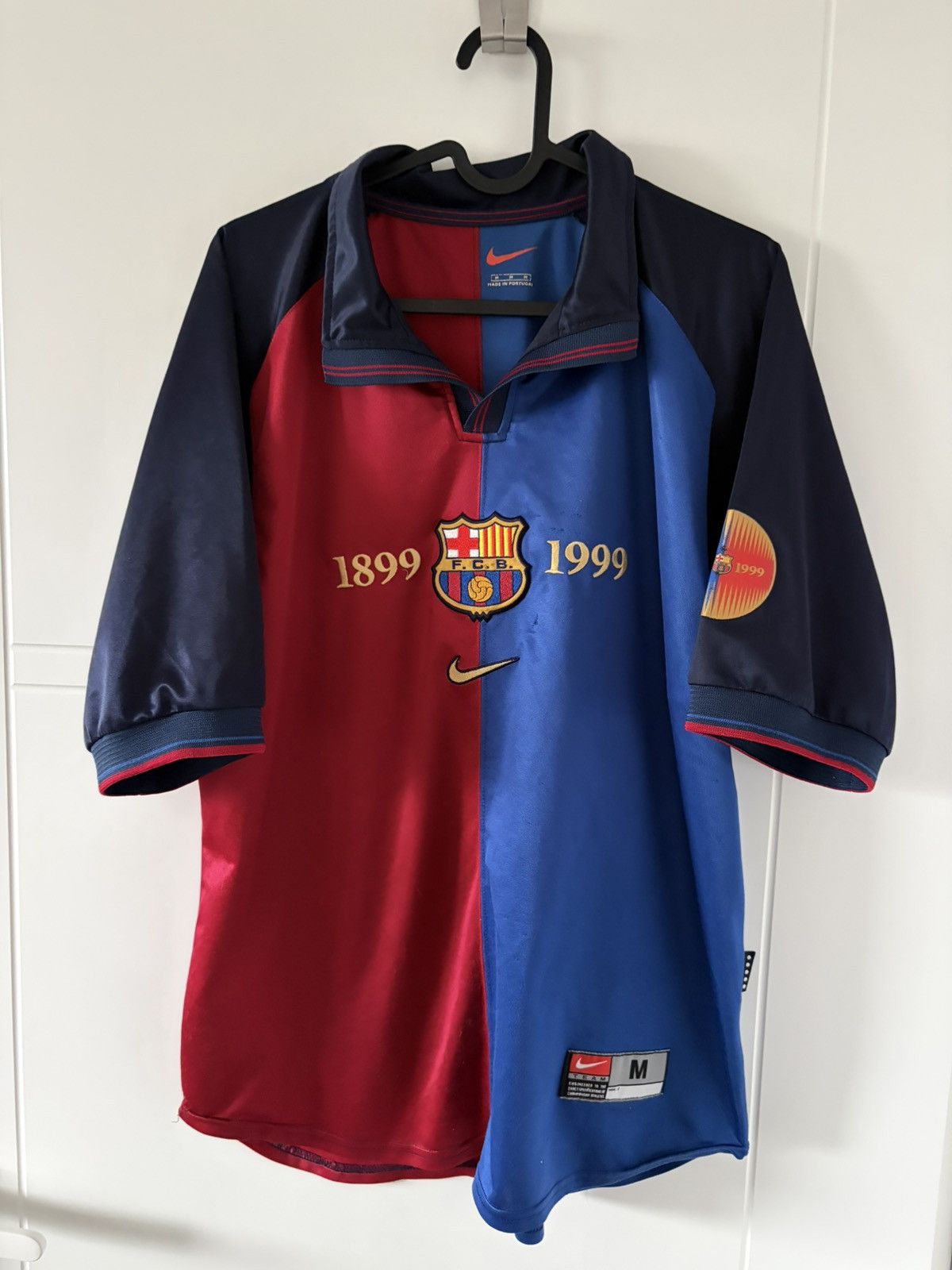 Nike × Vintage Rivaldo Barcelona 1899-1999 Century Football Jersey