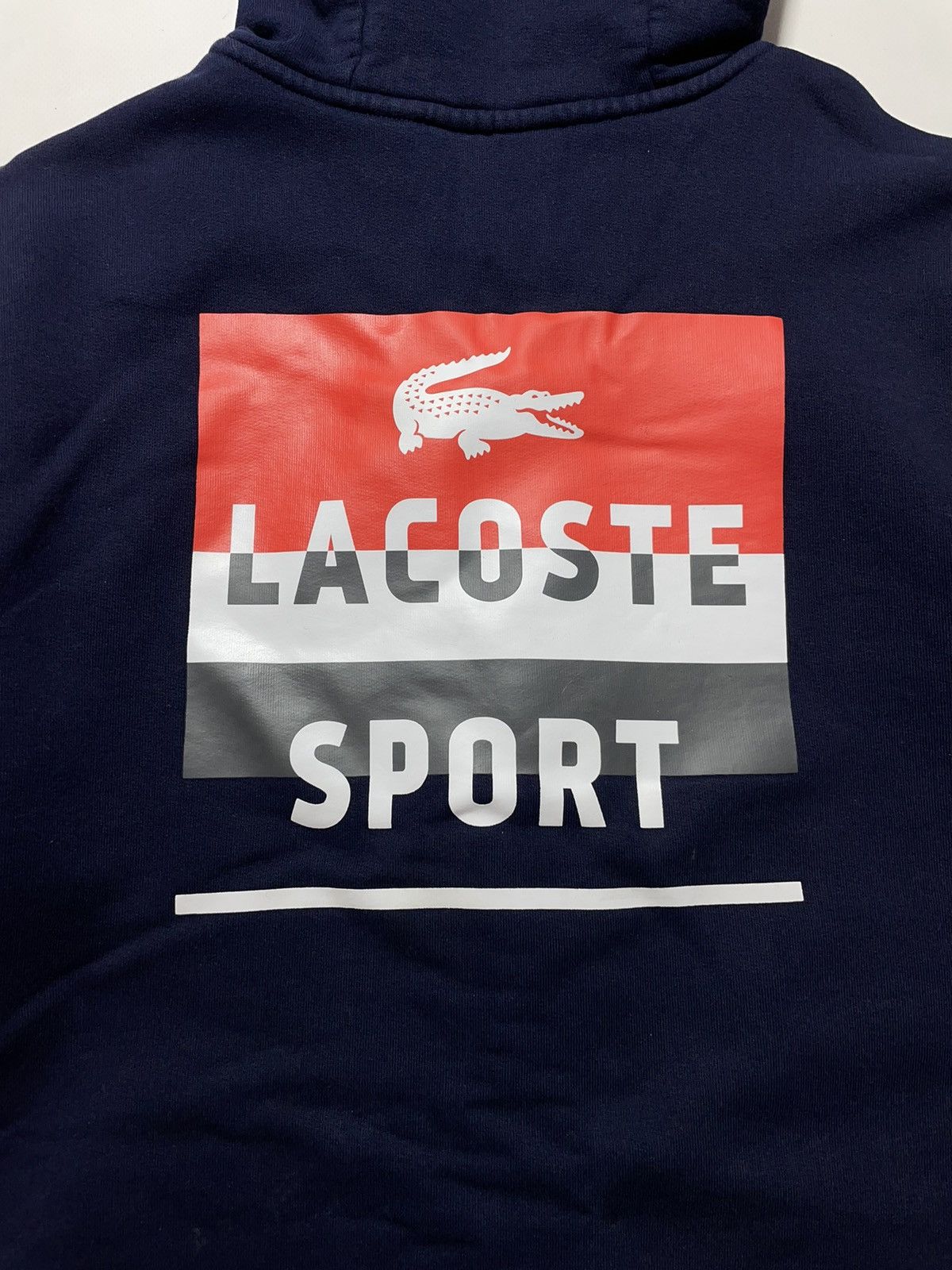 Lacoste Lacoste Sport Bog Logo Zip Hoodie Size US L / EU 52-54 / 3 - 3 Thumbnail