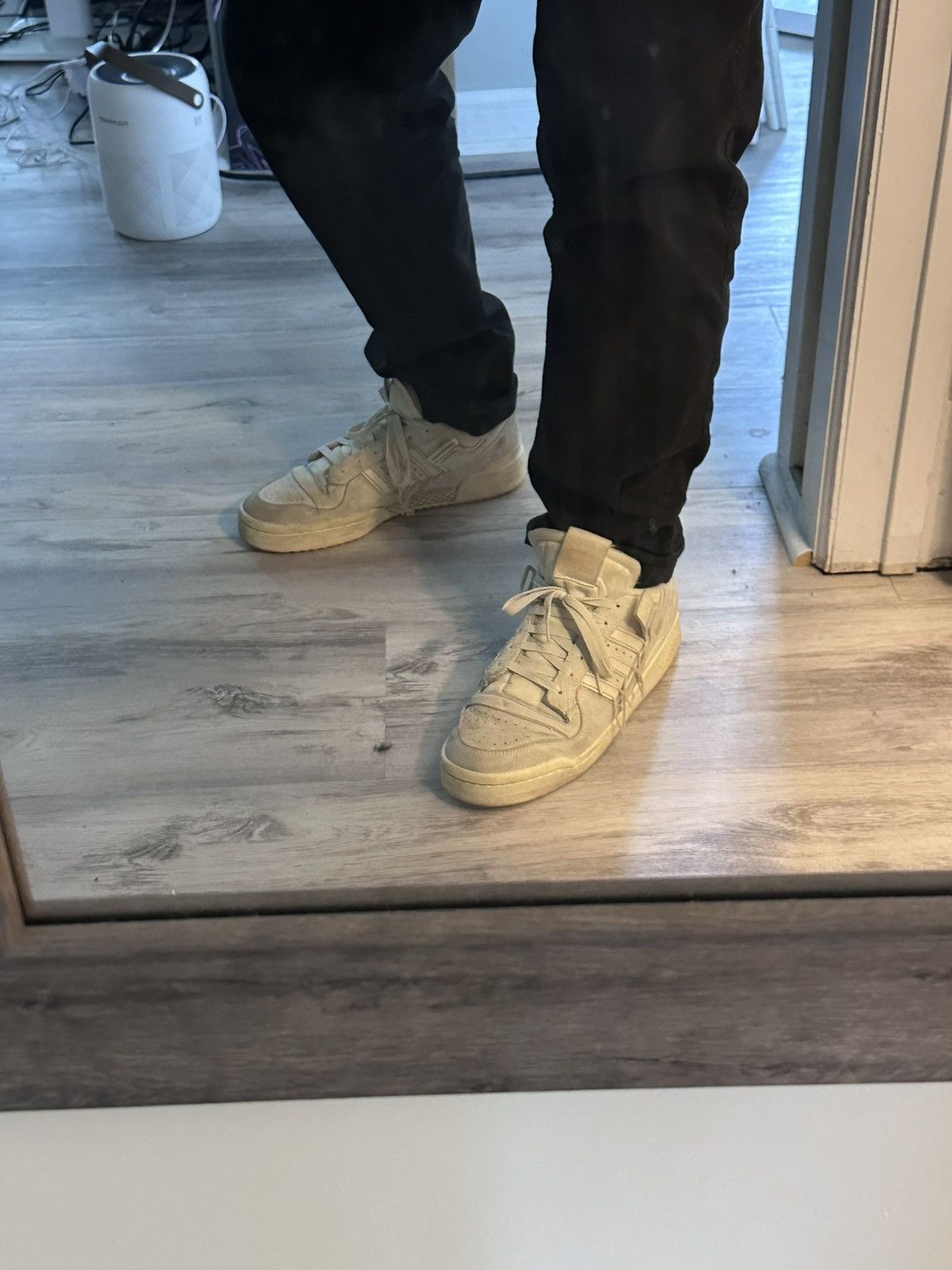 Adidas Adidas Forum 84 low “off white” Size US 11 / EU 44 - 5 Thumbnail