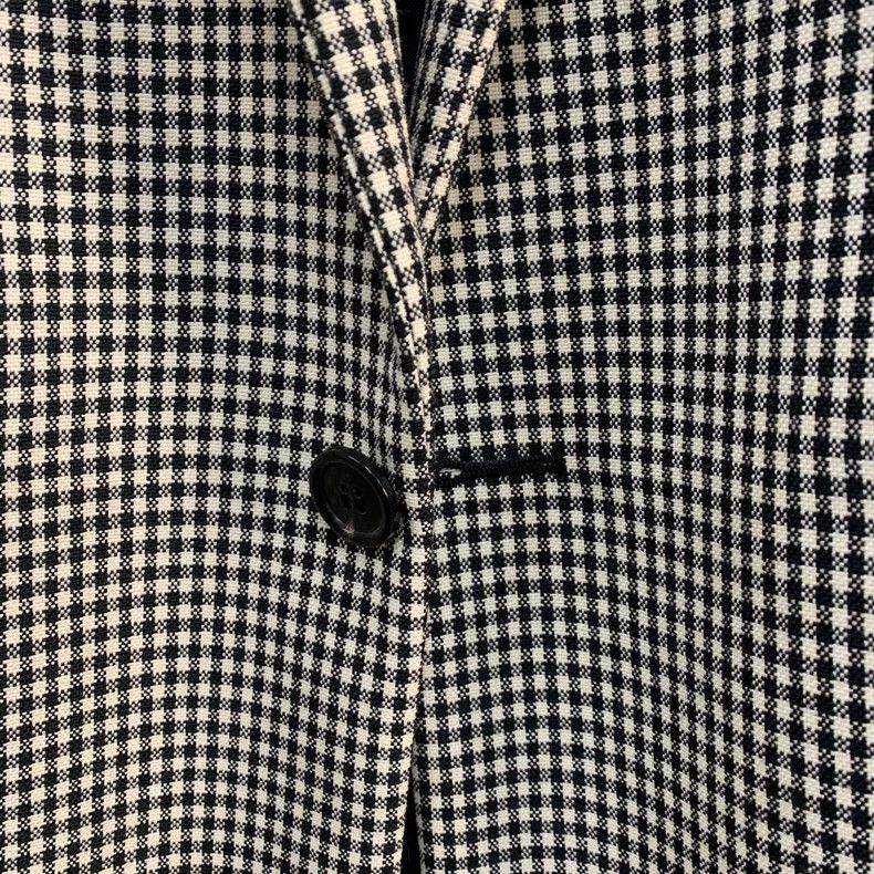 Saint Laurent Paris saint Laurent parisSingle button houndstooth blazer 2503-N Size 50R - 3 Thumbnail