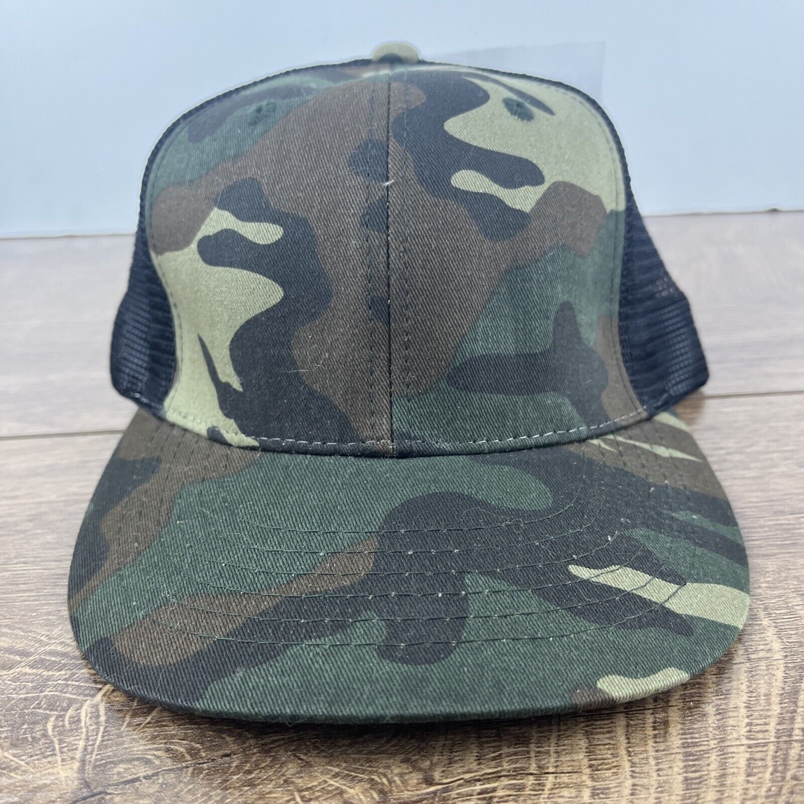 Other Army Camo Hat Green Camo Hat Adjustable Adult Size Hat Camo Size ONE SIZE - 5 Thumbnail