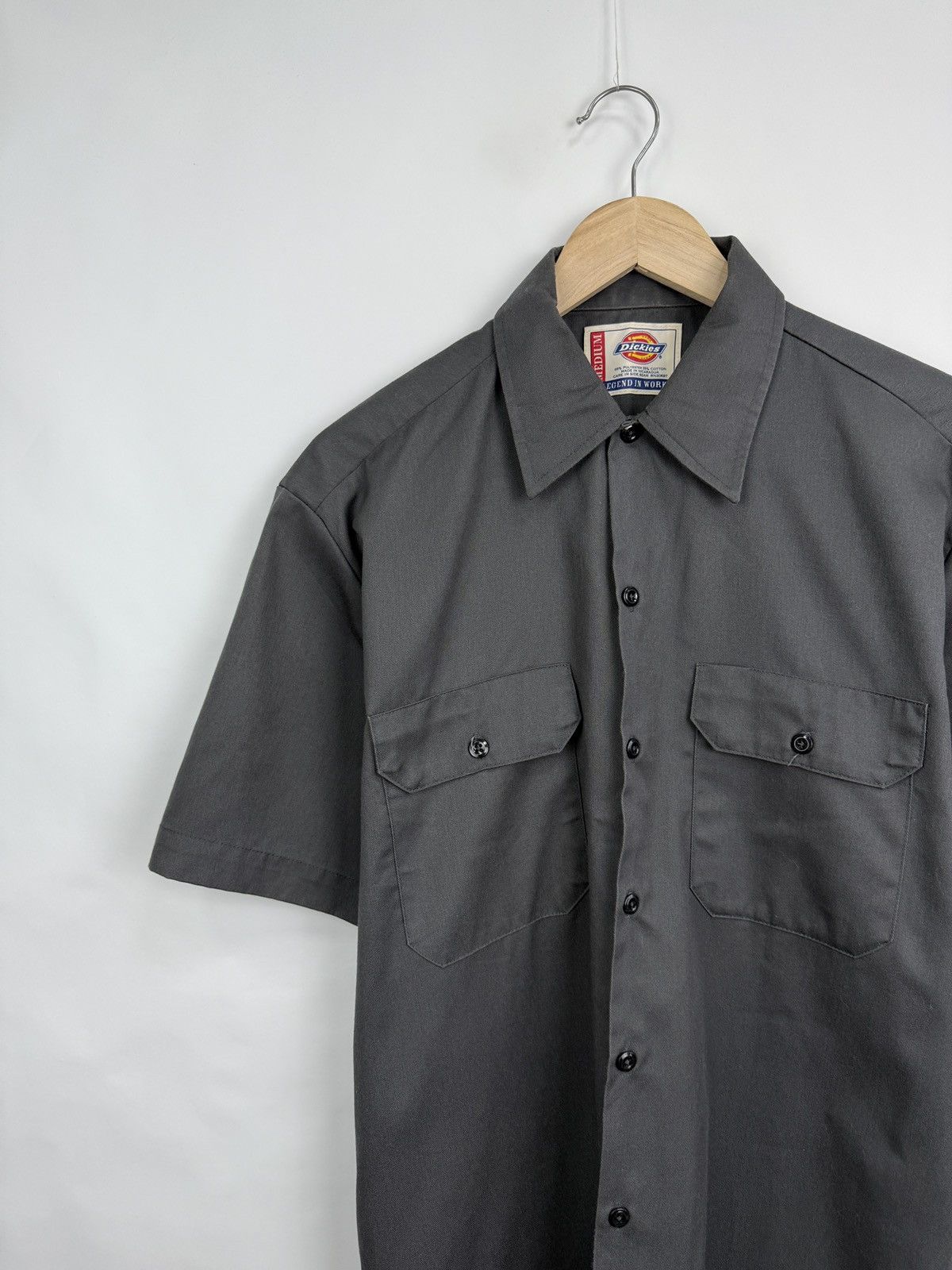 Dickies 🇺🇸 Vintage 90s Dickies Workers Shirt Retro Rare Y2K Hype Size US L / EU 52-54 / 3 - 2 Thumbnail