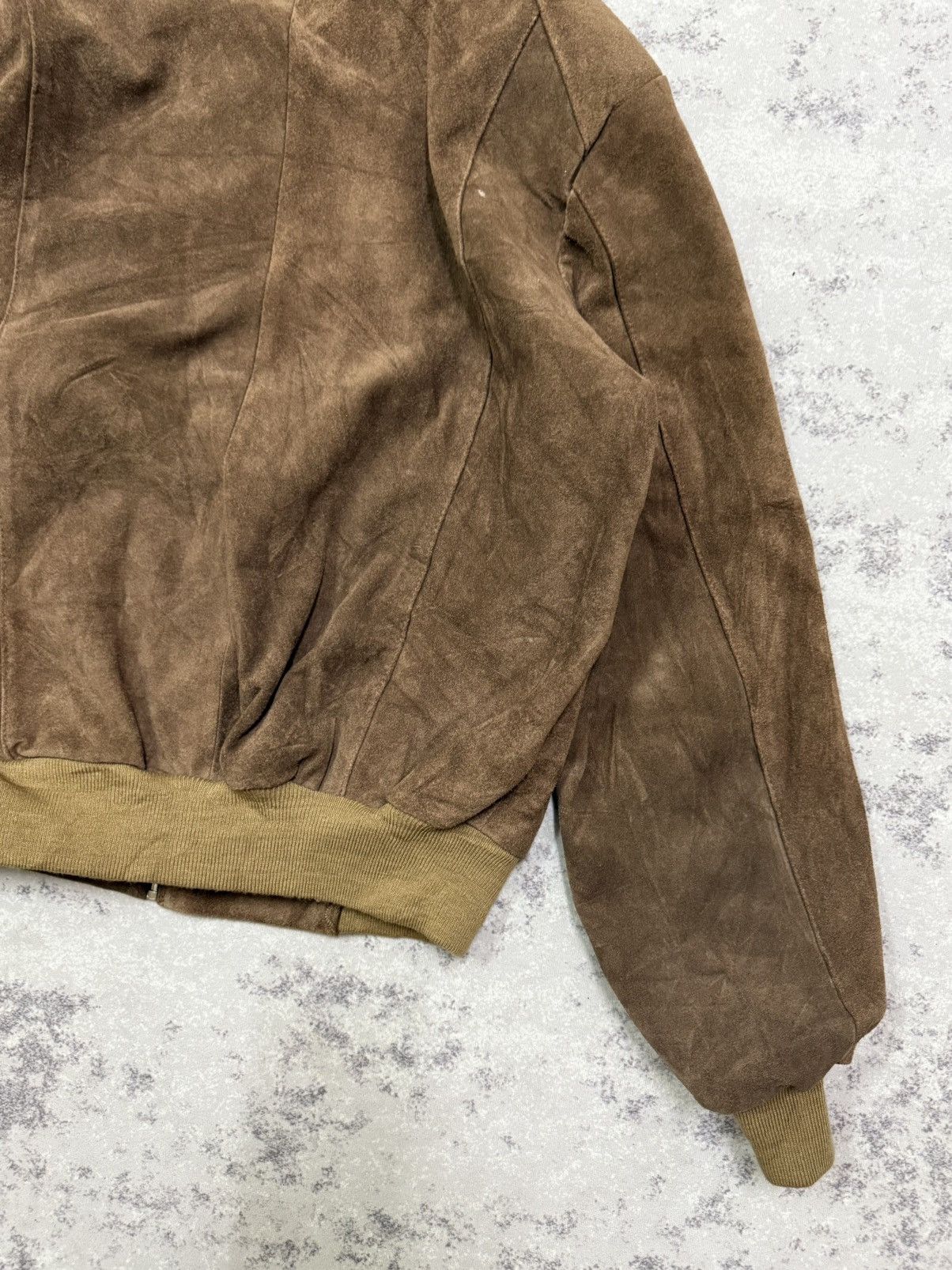 Leather VINTAGE LESTER PIEL MEXICO SUEDE LEATHER BOMBER JACKET Size US M / EU 48-50 / 2 - 15 Thumbnail