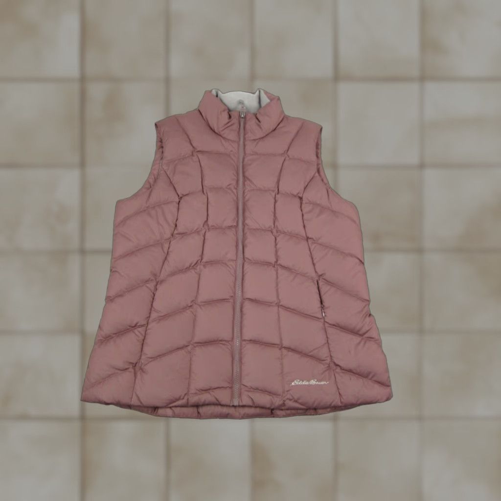 Eddie Bauer Eddie Bauer Puffer Vest Womens L Purple Down Fill Quilted Zip Vest Size L / US 10 / IT 46 - 1 Thumbnail