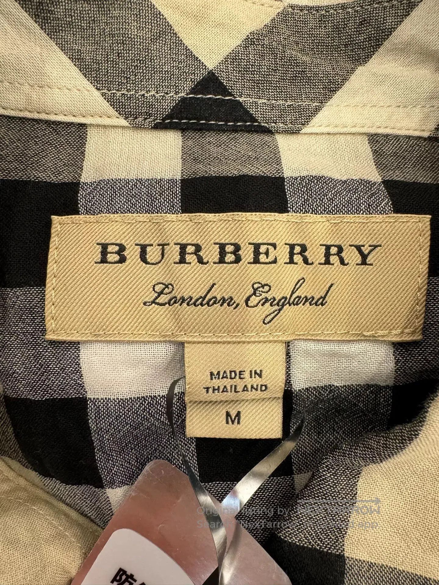 Burberry Burberry Classic Check Thin Women's Shirt. Size M / US 6-8 / IT 42-44 - 5 Thumbnail