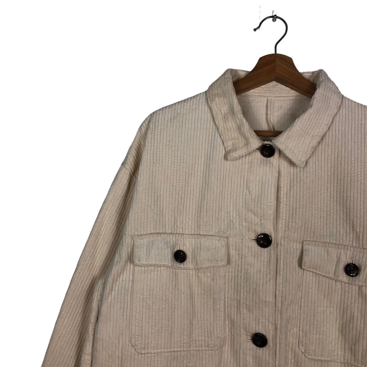 Japanese Brand 🔥Cropped Biker Jacket Corduroy GU Japan Issey Miyake Size US XL / EU 56 / 4 - 7 Thumbnail