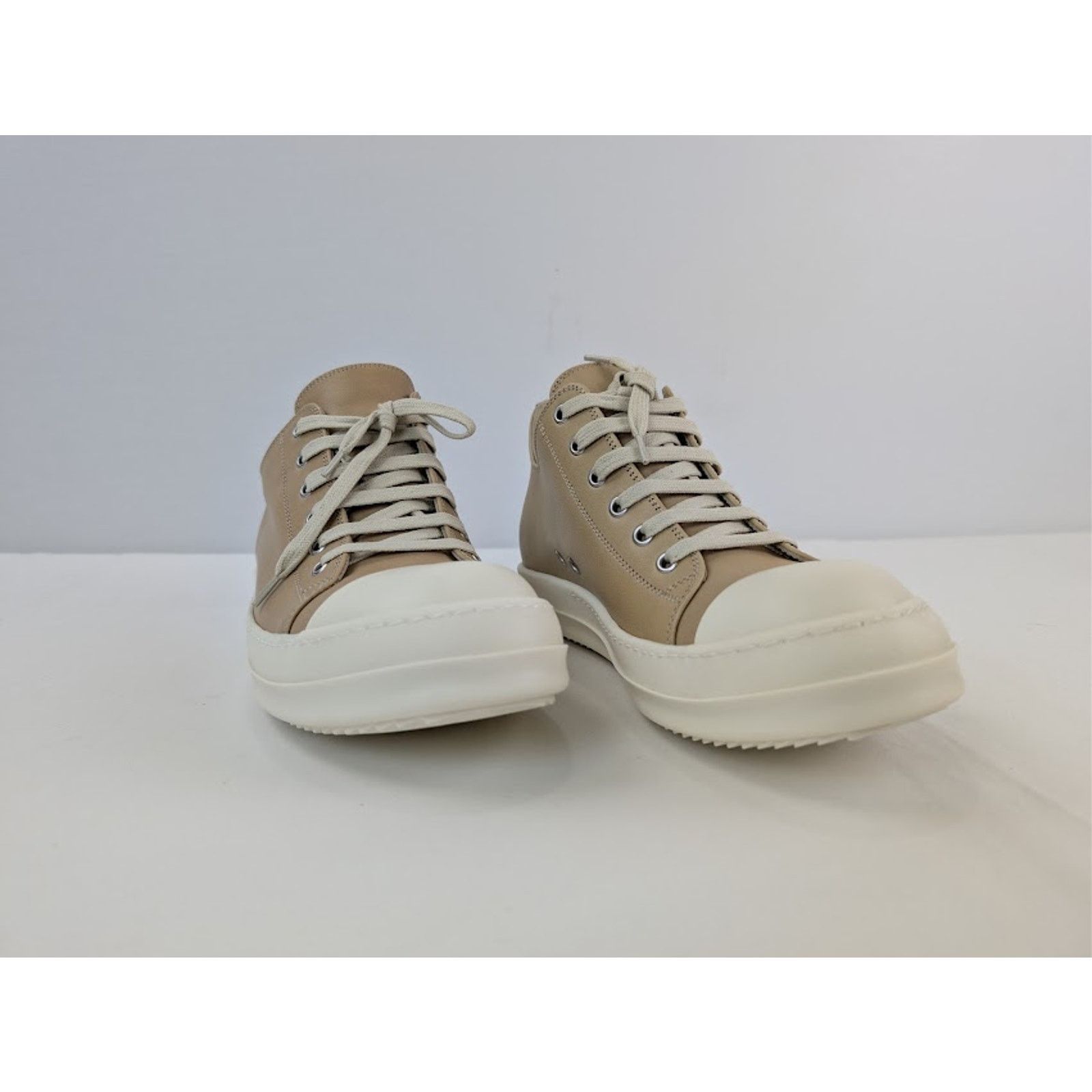 Rick Owens o1rshd1 Hollywood Runway Low Top Sneakers Parchment / Milk Size US 7 / EU 40 - 5 Thumbnail