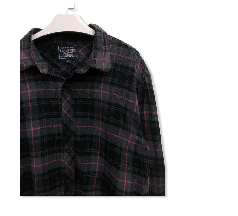Flannel Japanese Brand Uniqlo Plaid Tartan Flannel Shirt 👕 Size US XL / EU 56 / 4 - 2 Thumbnail