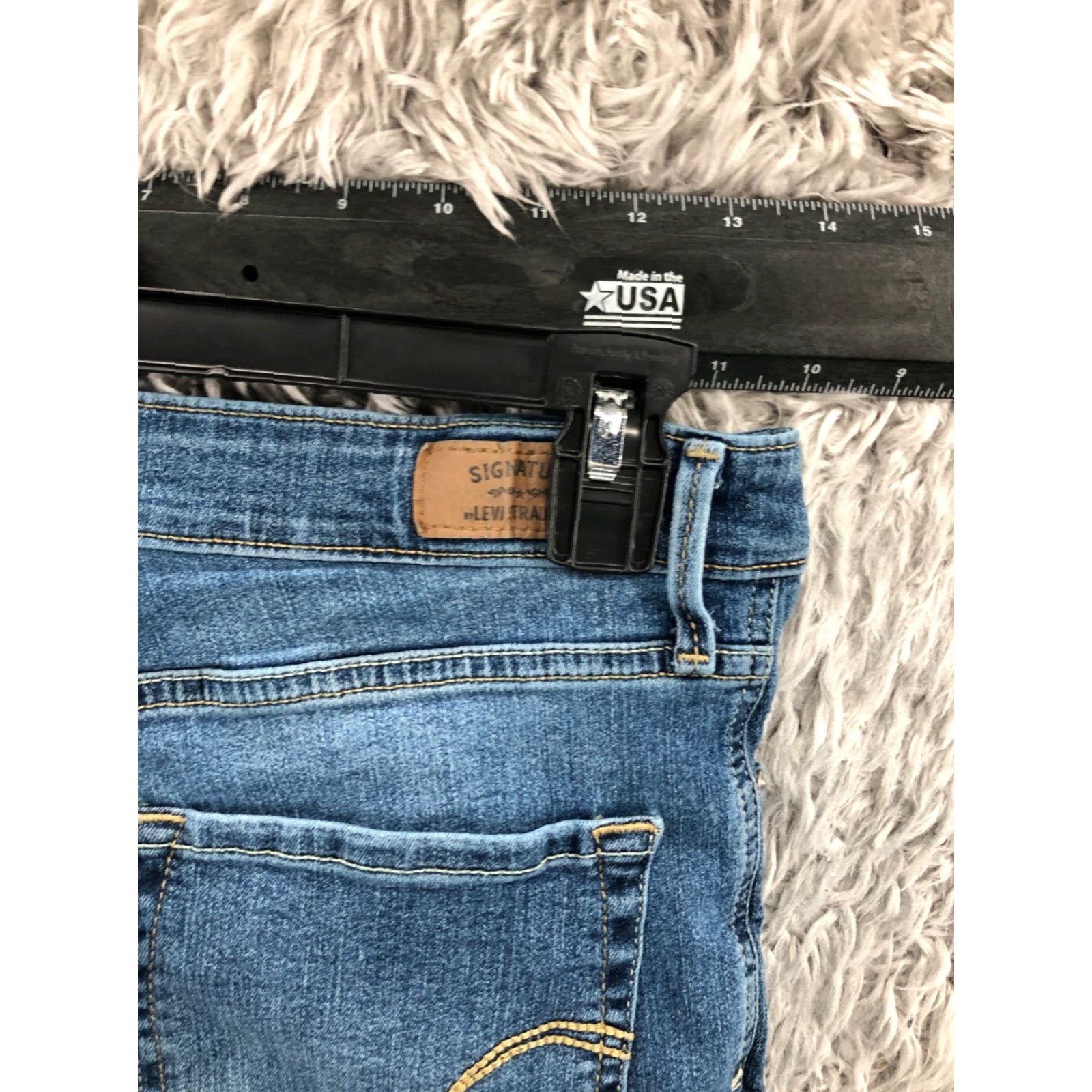 Levi's Levi's Jeans Bootcut Shaping 5-Pocket Blue Medium Wash 29in Inseam Womens Size 10 Regular Size 32" / US 10 / IT 46 - 6 Thumbnail