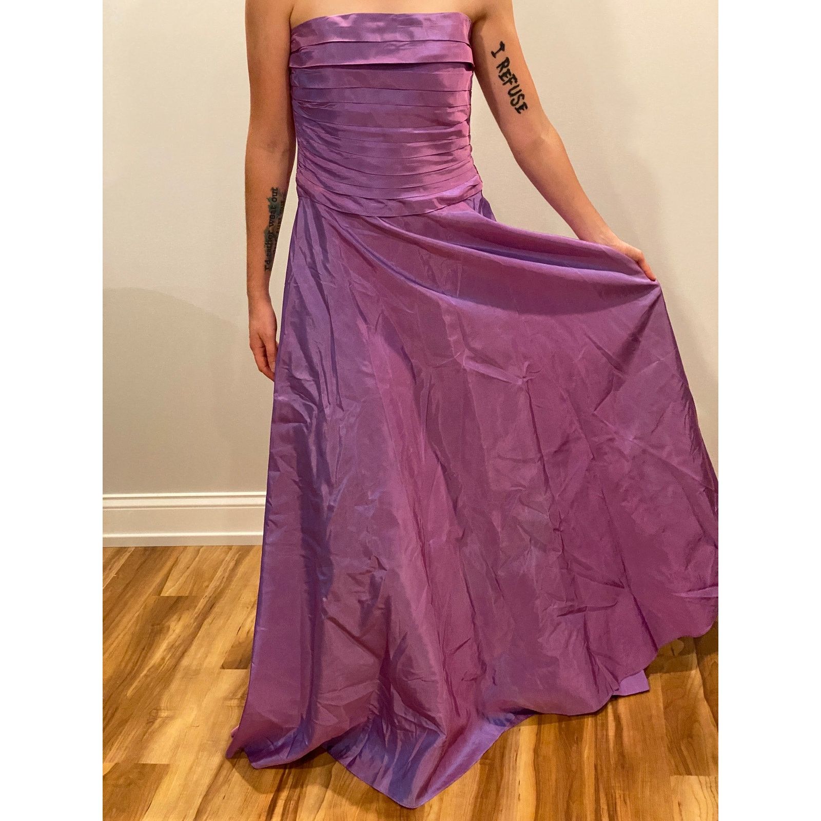 Jessica McClintock Y2K Scott McClintock Petite Millenium 2000 Dress Gown siz 10 Size L / US 10 / IT 46 - 6 Thumbnail