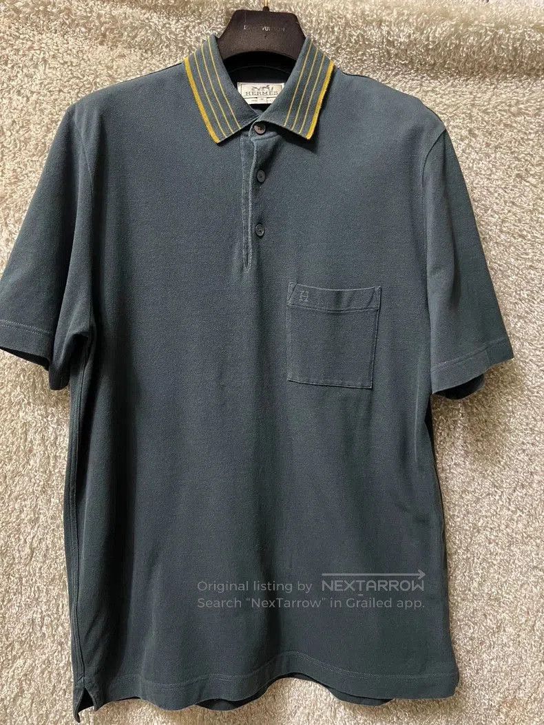 Hermes Hermes Men's Casual Short Sleeve Polo. Size US M / EU 48-50 / 2 - 1 Thumbnail