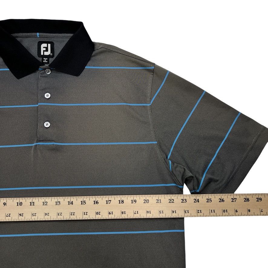 Footjoy FootJoy Golf Polo Black Blue Large Size US L / EU 52-54 / 3 - 5 Thumbnail