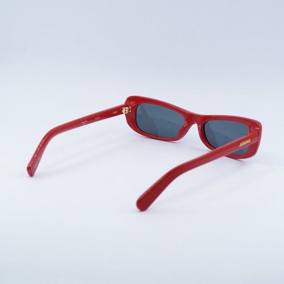 Jacquemus Jacquemus CAPRI JAC/55 C2 Sunglasses Red Rectangle Frame Size ONE SIZE - 10 Thumbnail