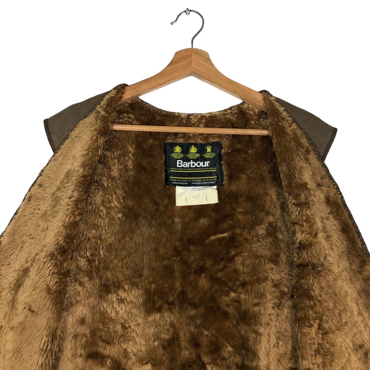 Barbour 🔥Vintage Lining Vest Jacket Barbour Made in England Size US M / EU 48-50 / 2 - 14 Thumbnail