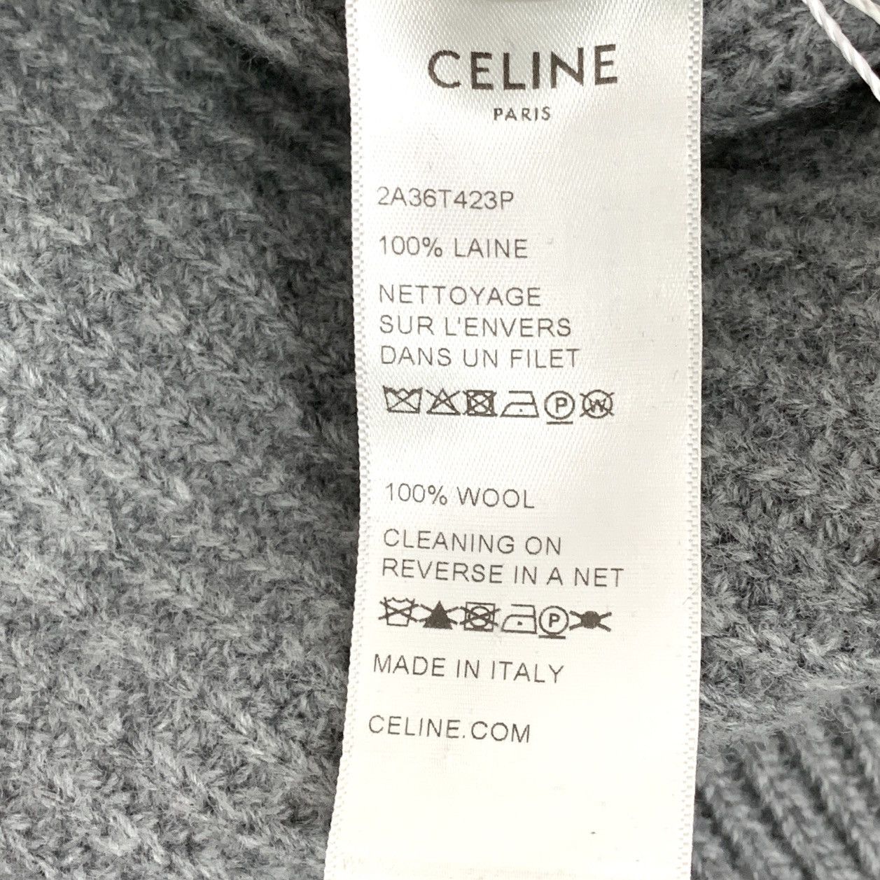 Celine Celine Logo Letter Wool Hooded Long Sleeve Knitwear K26WX Size M / US 6-8 / IT 42-44 - 8 Thumbnail