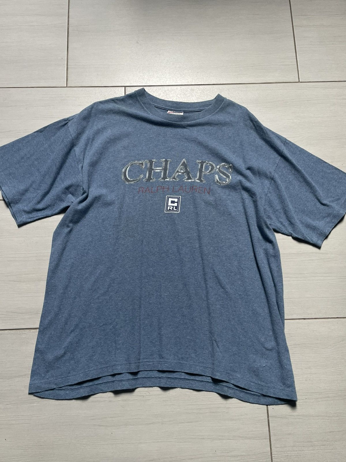 Chaps Ralph Lauren Ralph lauren vintage usa chaps archive fashion tee oversize Size US XL / EU 56 / 4 - 1 Thumbnail