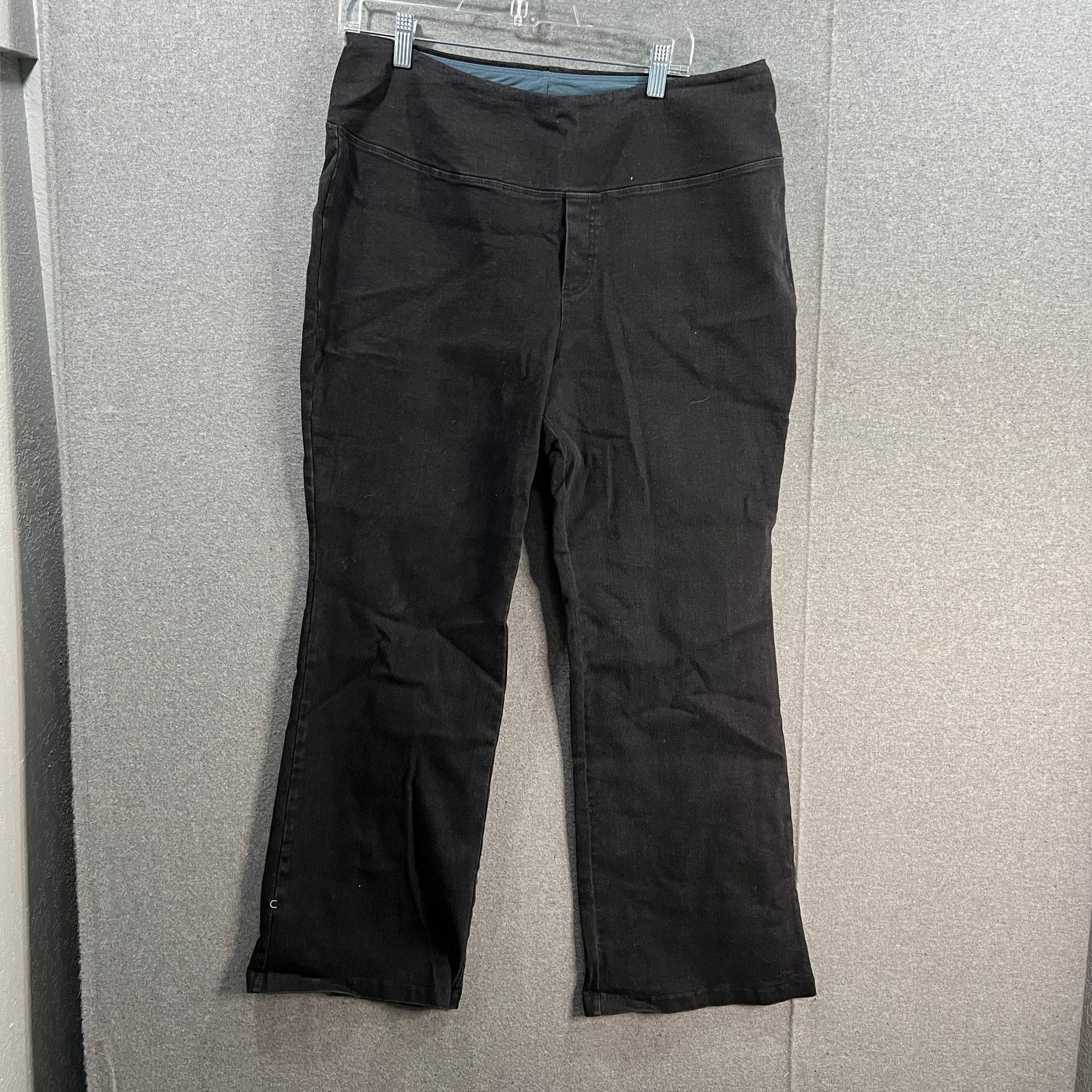 Other Women with Control Denim Tummy Control Pants Black Size 40" / US 18 - 1 Thumbnail