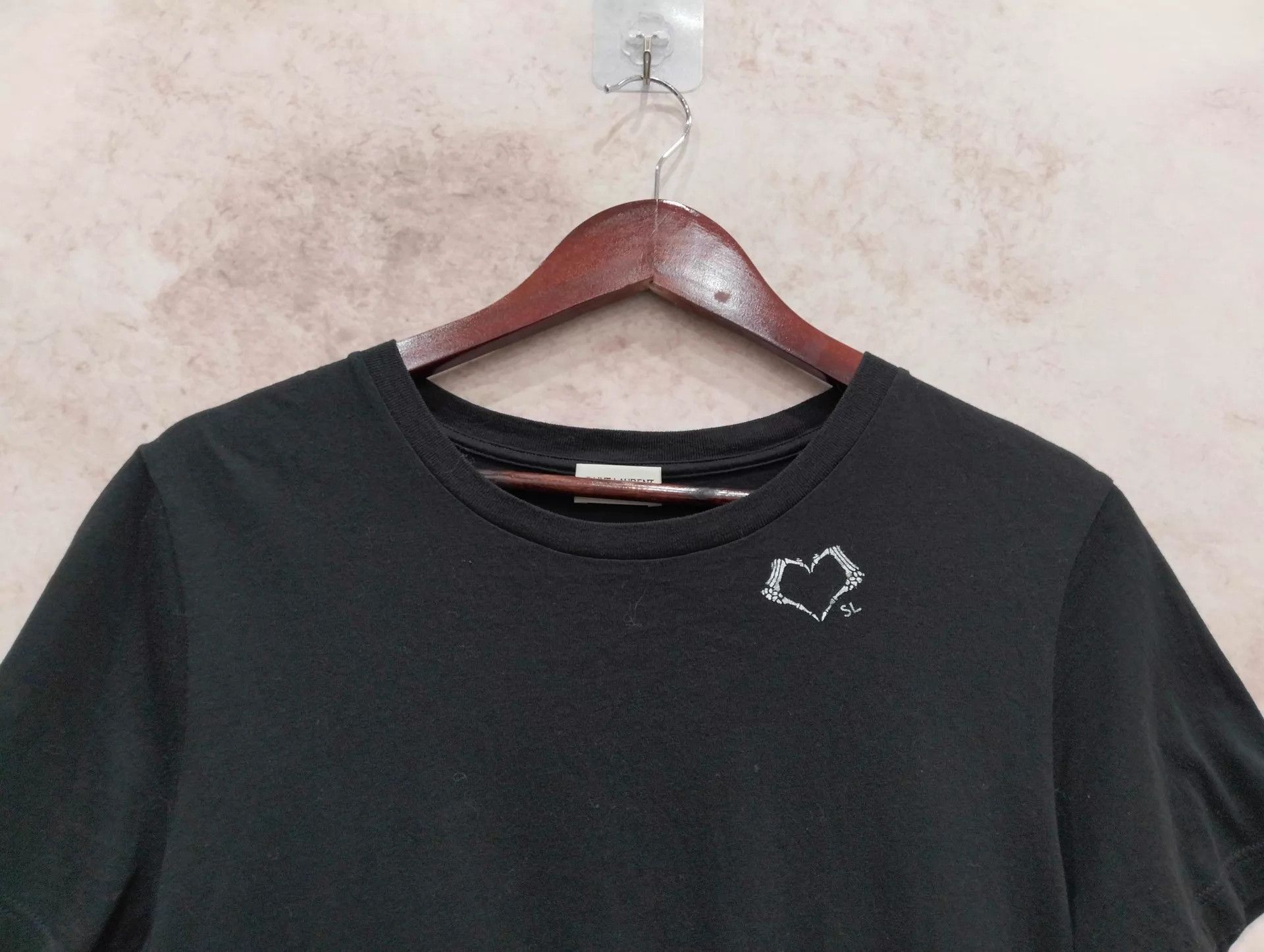 Saint Laurent Paris YSL heart collar T-shirt S 95 New Size S / US 4 / IT 40 - 3 Thumbnail