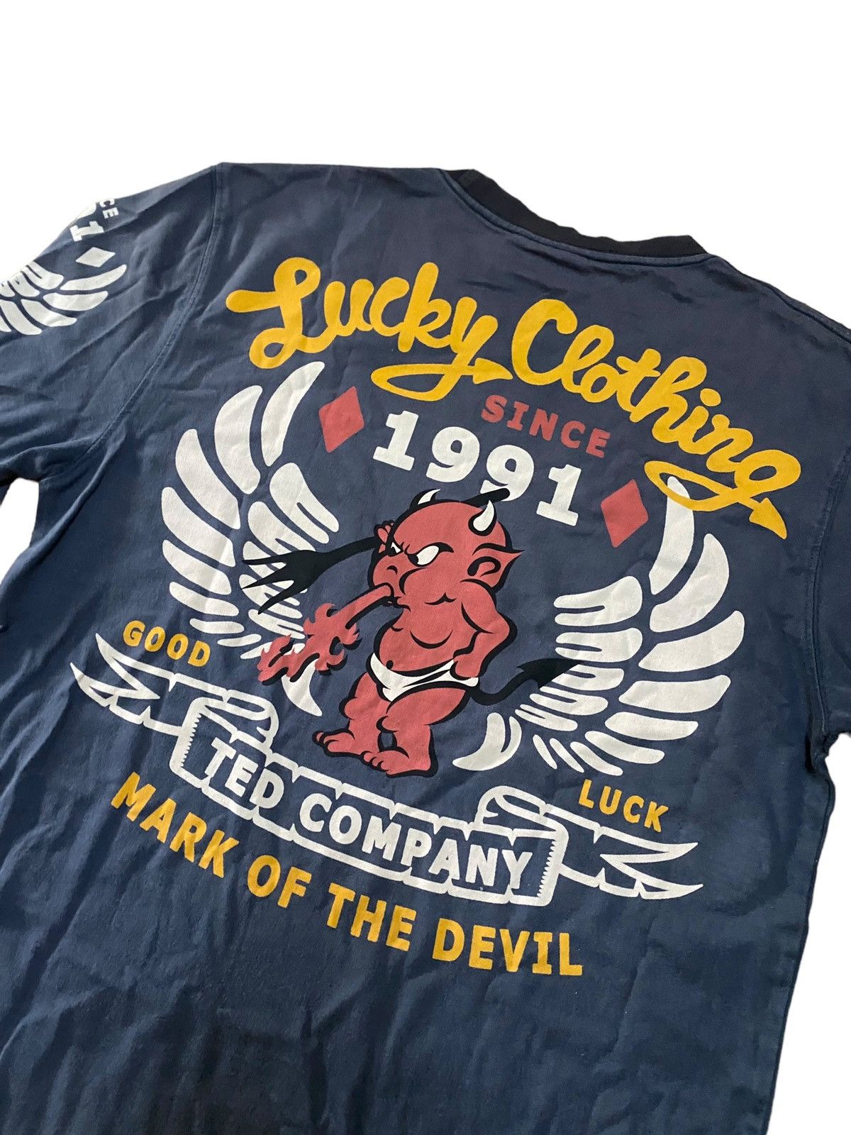 Tedman 💥Japanese designer Tedman Ted Company Devil TShirt Size US M / EU 48-50 / 2 - 4 Thumbnail