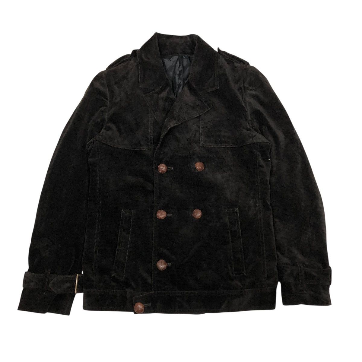 Boycott 🔥RICH BLACK VINTAGE BIKER JACKET BOYCOTT ISSEY MIYAKE Size US M / EU 48-50 / 2 - 1 Thumbnail