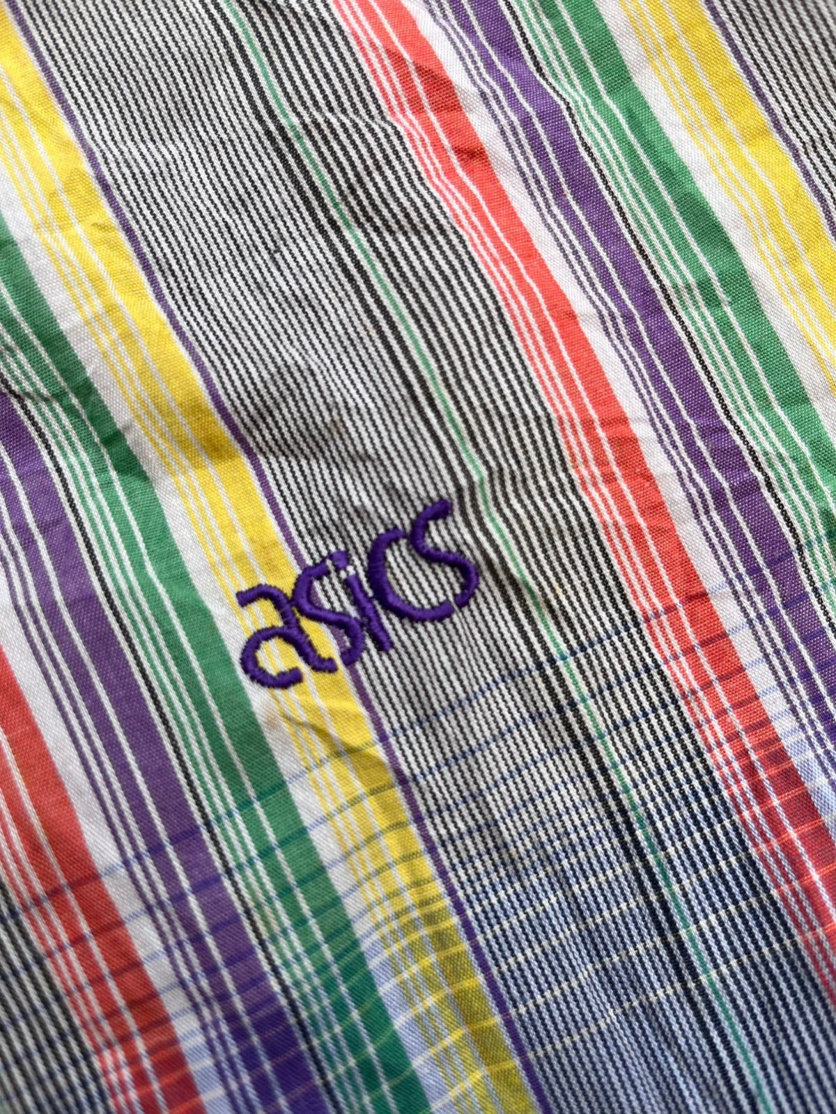 Asics Vintage Asics Rainbow Stripped Jacket Size US S / EU 44-46 / 1 - 3 Thumbnail