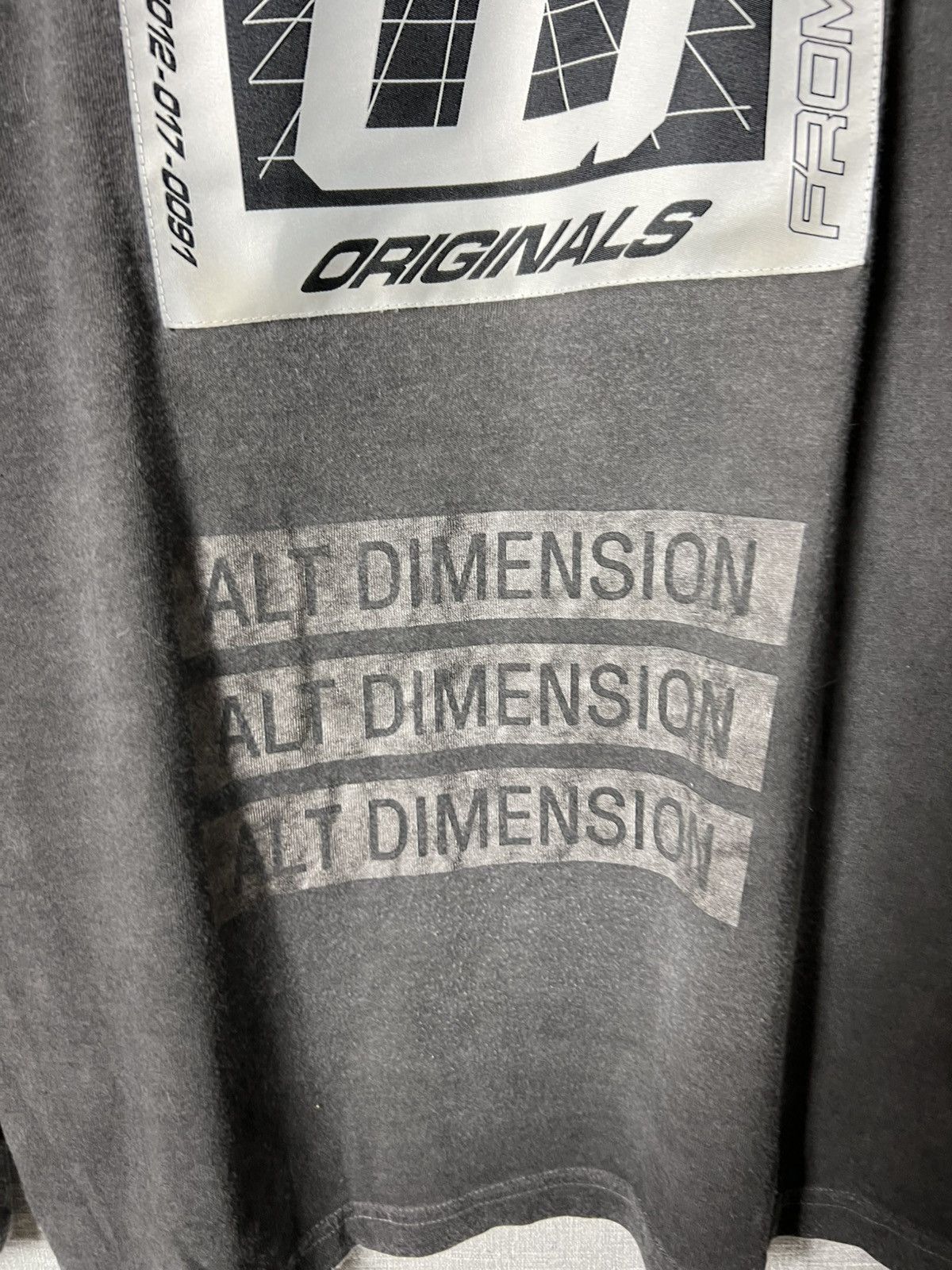 Adidas × Alexander Wang Alexander Wang Adidas Alt Dimension Washed Gray Long Sleeve Size US S / EU 44-46 / 1 - 20 Thumbnail