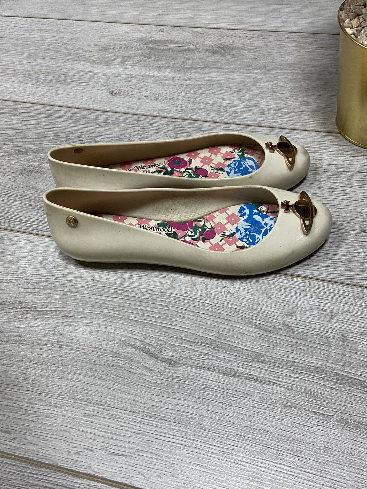 Melissa × Vivienne Westwood Vivienne Westwood x Melissa ballet flats big gold Orb Size US 7 / IT 37 - 7 Thumbnail