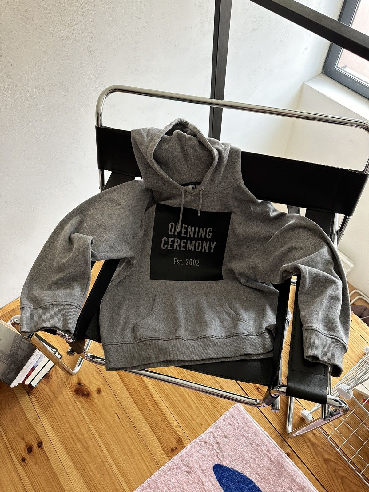 Opening Ceremony Opening Ceremony Box Logo Grey Hoodie Men’s Size US L / EU 52-54 / 3 - 3 Thumbnail