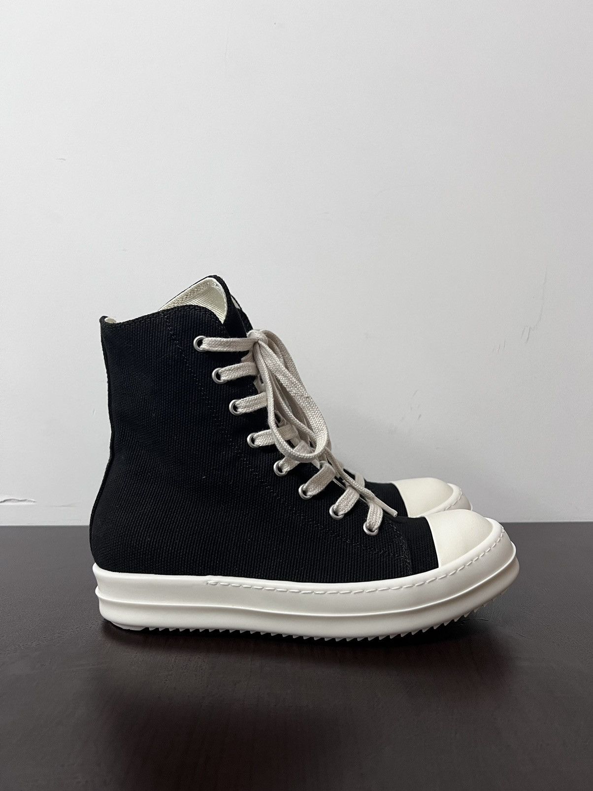 Rick Owens Drkshdw Rick owens drkshdw ramones high top sneakers sz 36.5 Size US 6.5 / IT 36.5 - 4 Thumbnail