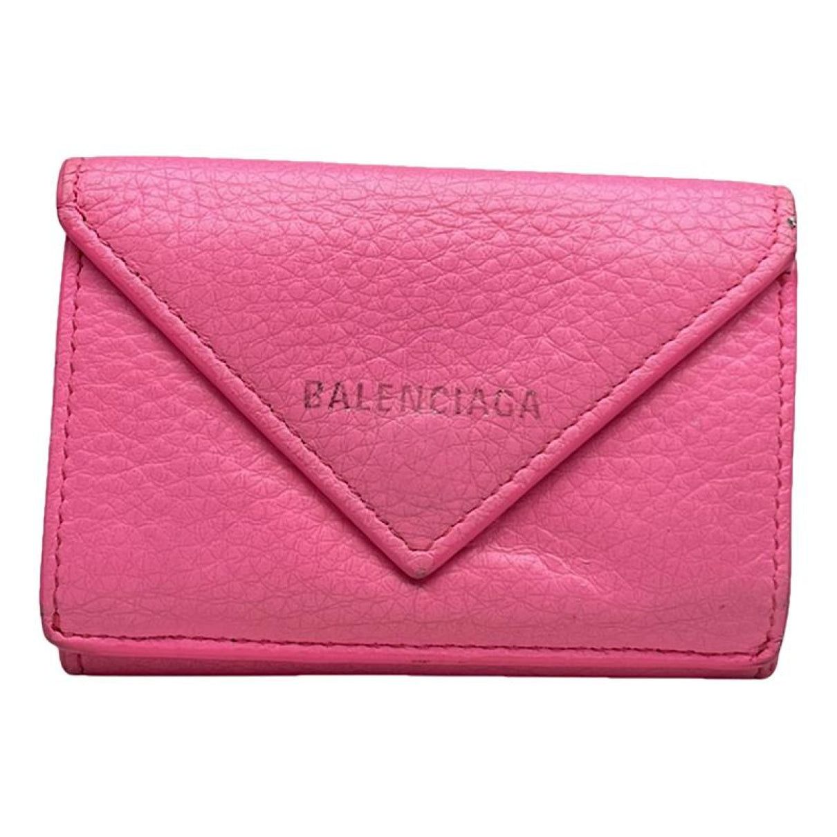 Balenciaga Pink Leather Wallet Size ONE SIZE - 1 Thumbnail