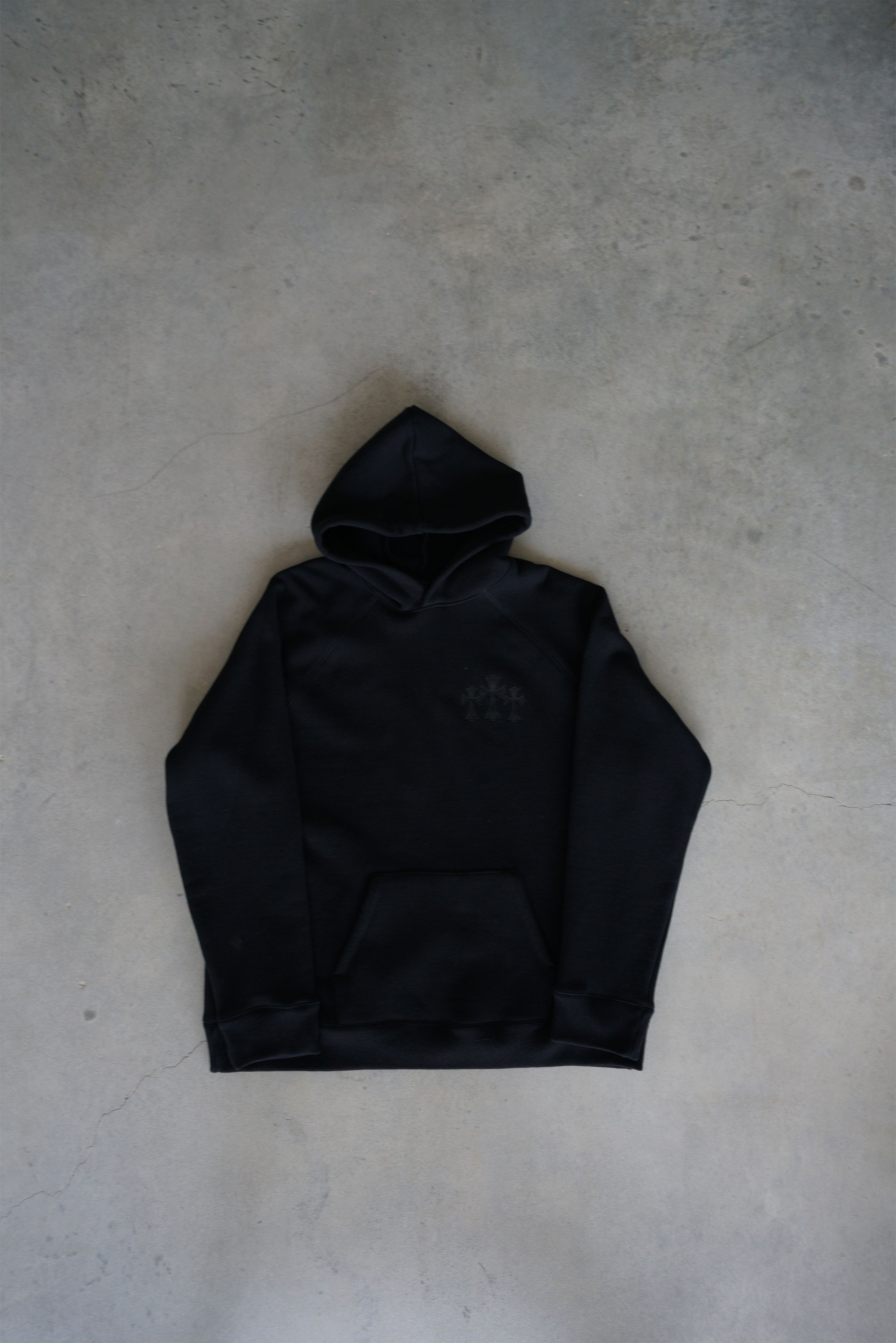 Chrome Hearts Embroidered Triple Cross Hoodie - XXL