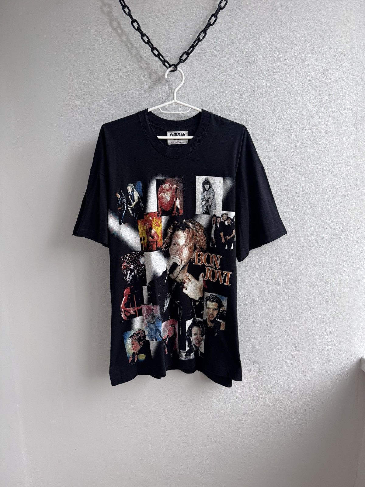 Band Tees Bon Jovi 1999 Vintage 90s Overprinted T Shirt Tee Band Tees Size US XL / EU 56 / 4 - 1 Thumbnail