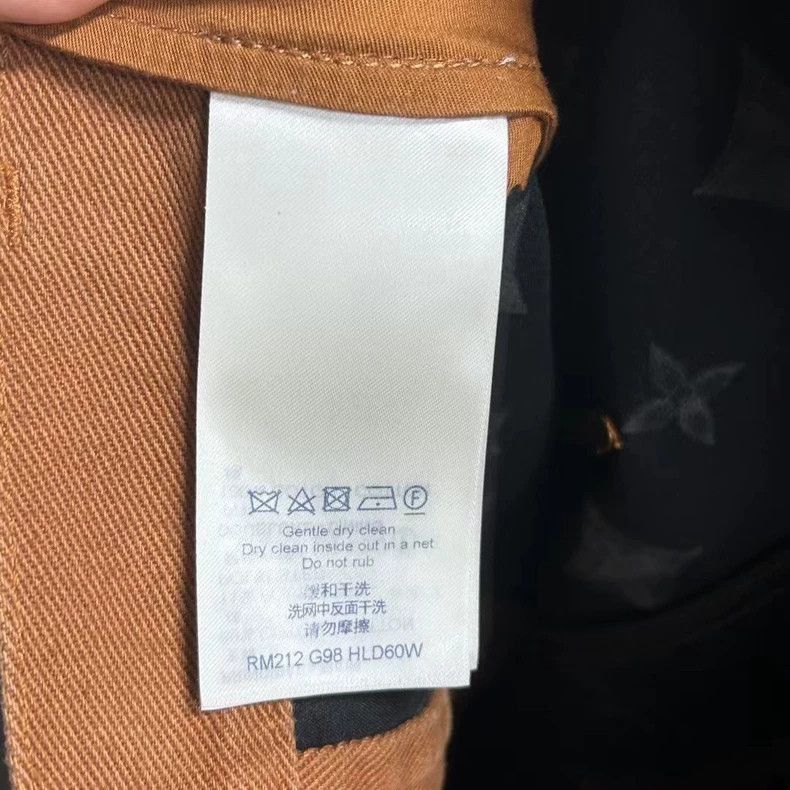 Louis Vuitton louis vuitton's latest cropped log jeans in khaki-2507 Size US 33 - 5 Thumbnail