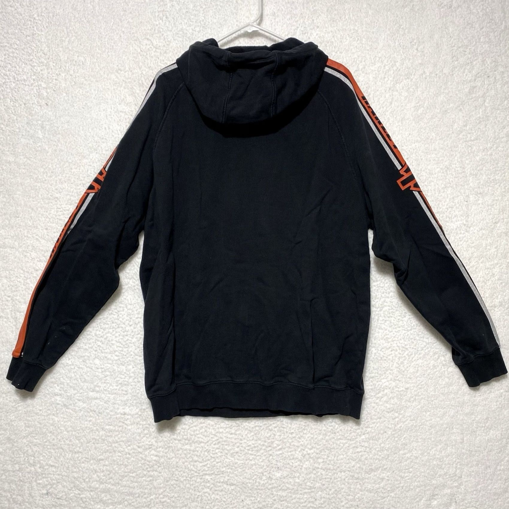Harley Davidson VINTAGE Harley-Davidson Sweatshirt Logo Pullover Hooded XL Black Men Size US XL / EU 56 / 4 - 2 Thumbnail