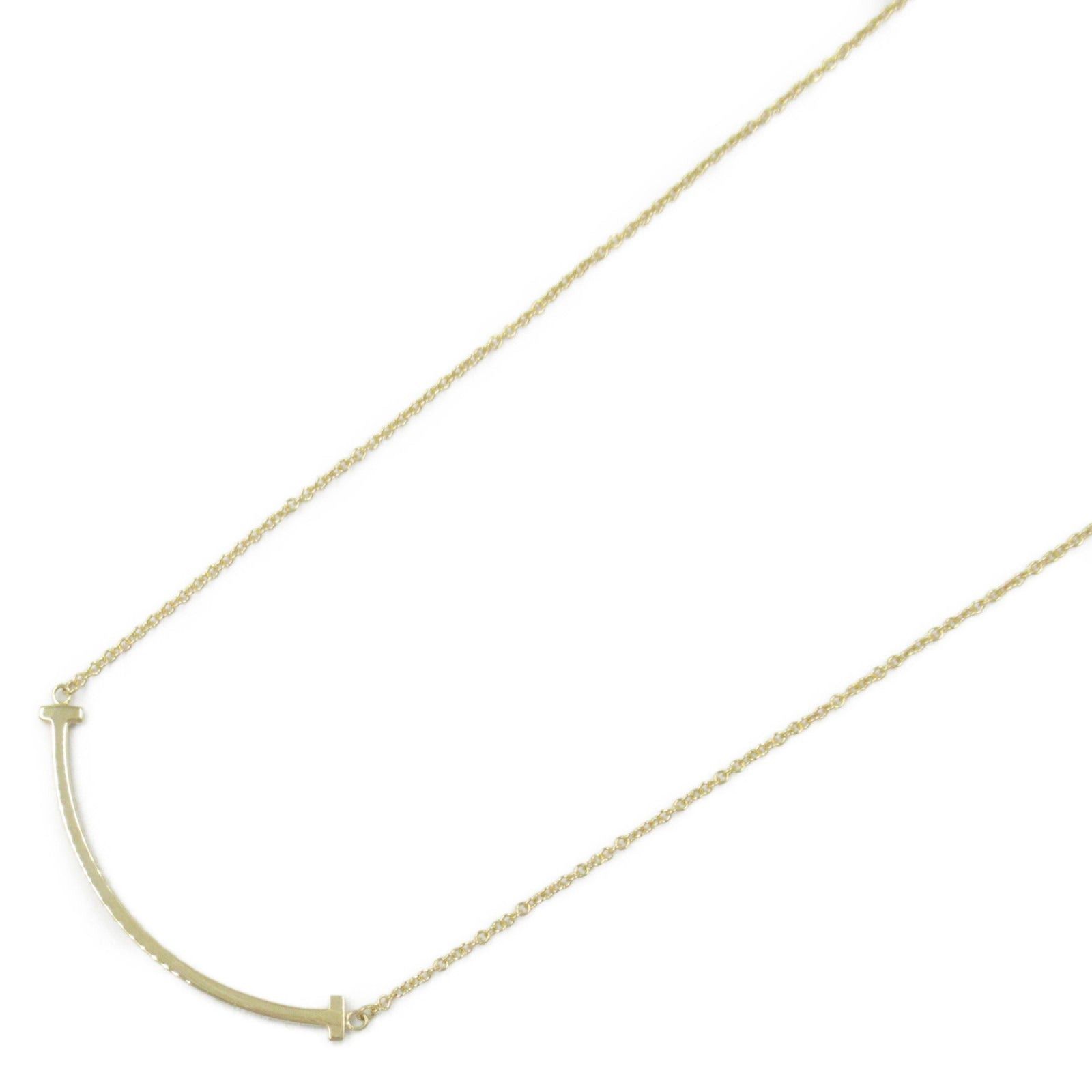 Tiffany & Co. Tiffany Co T-Smile Small Necklace K18 (Yellow Gold) Gold Size ONE SIZE - 1 Thumbnail