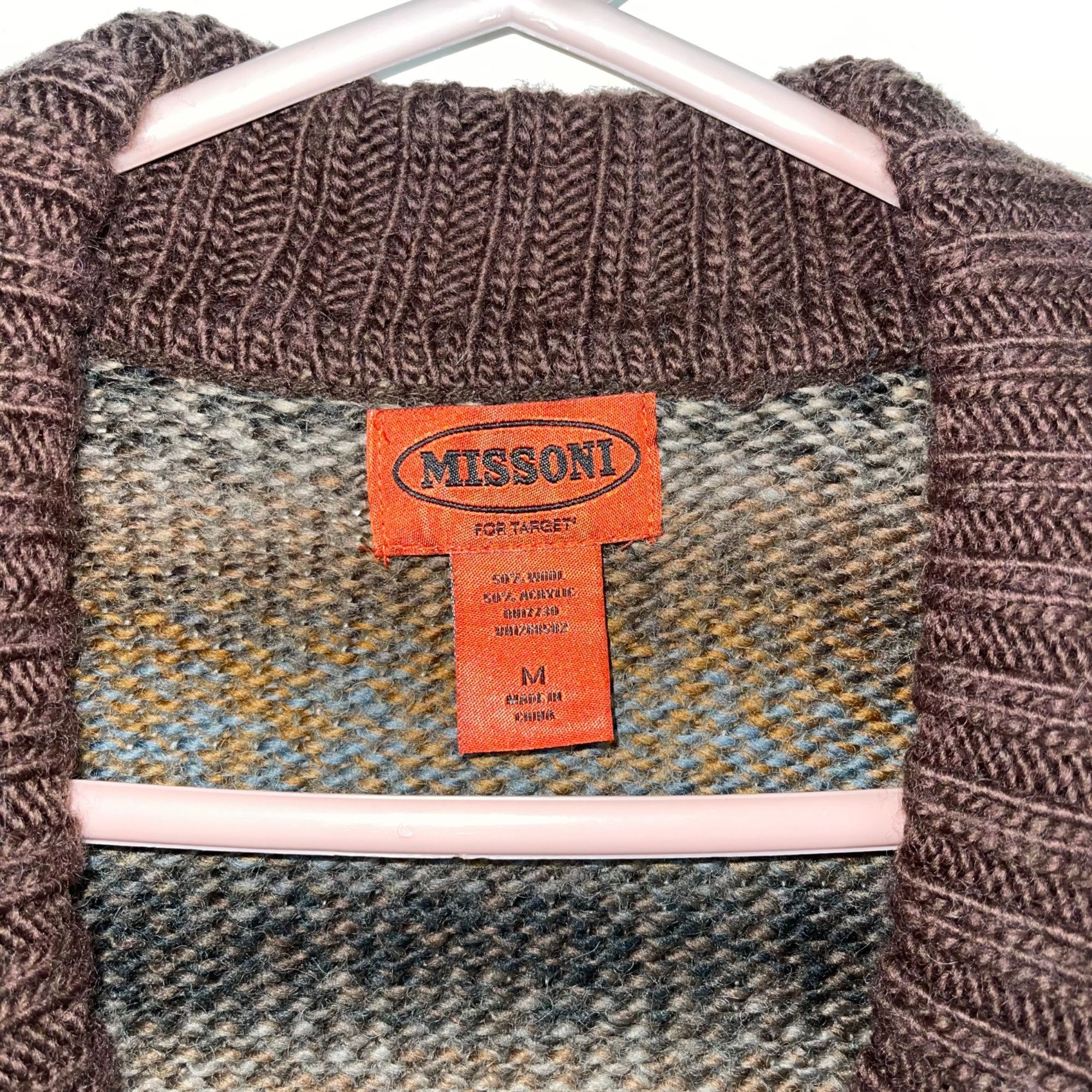 Missoni Missoni Mens Sweater Size Medium Multicolor Shawl Size US M / EU 48-50 / 2 - 4 Thumbnail
