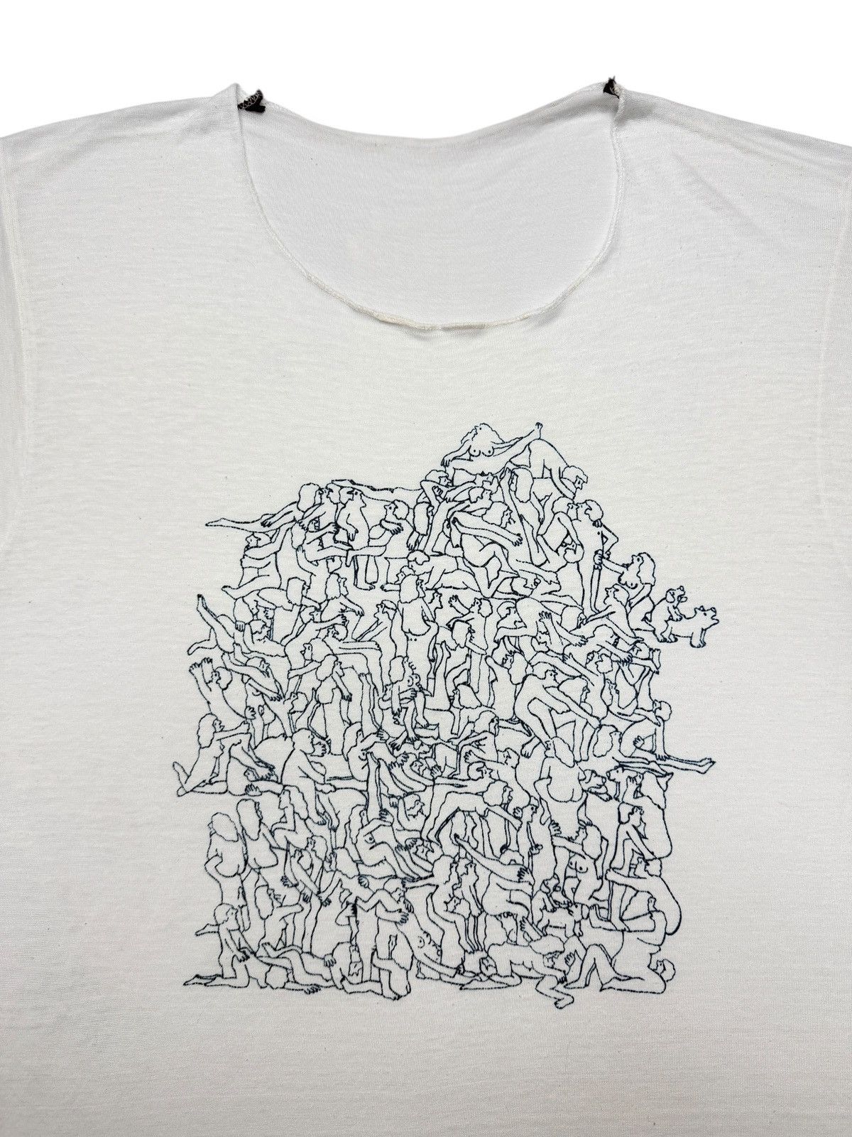 Vintage Vintage 80’s Group Love Tee Shirt Size US L / EU 52-54 / 3 - 3 Thumbnail