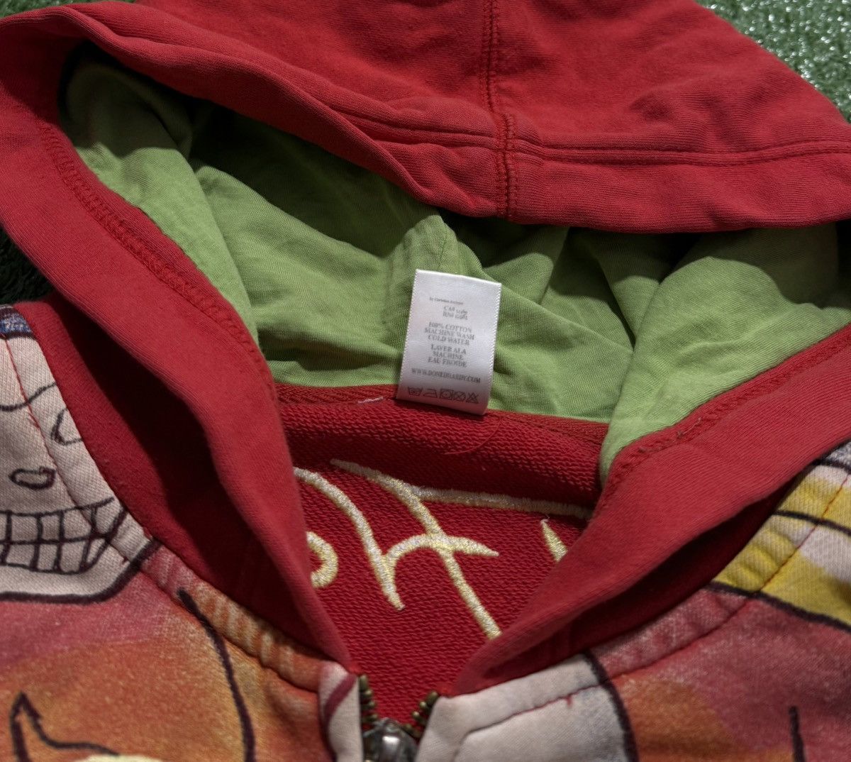 Ed Hardy Vintage Ed Hardy by Christian Audigie Zip Hoodie Y2K Dragon Size US XL / EU 56 / 4 - 7 Thumbnail