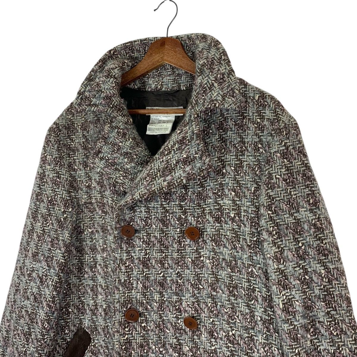 Japanese Brand × Katharine Hamnett London × Vintage Vintage Katharine Hamnett London Double Breasted Heavy Coat Size US L / EU 52-54 / 3 - 4 Thumbnail
