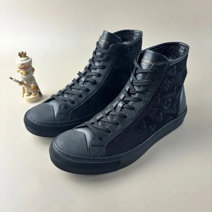 Louis Vuitton Louis Vuitton Tattoo Monogram High-Top Sneakers -2508 Size US 8.5 / EU 41-42 - 1 Thumbnail
