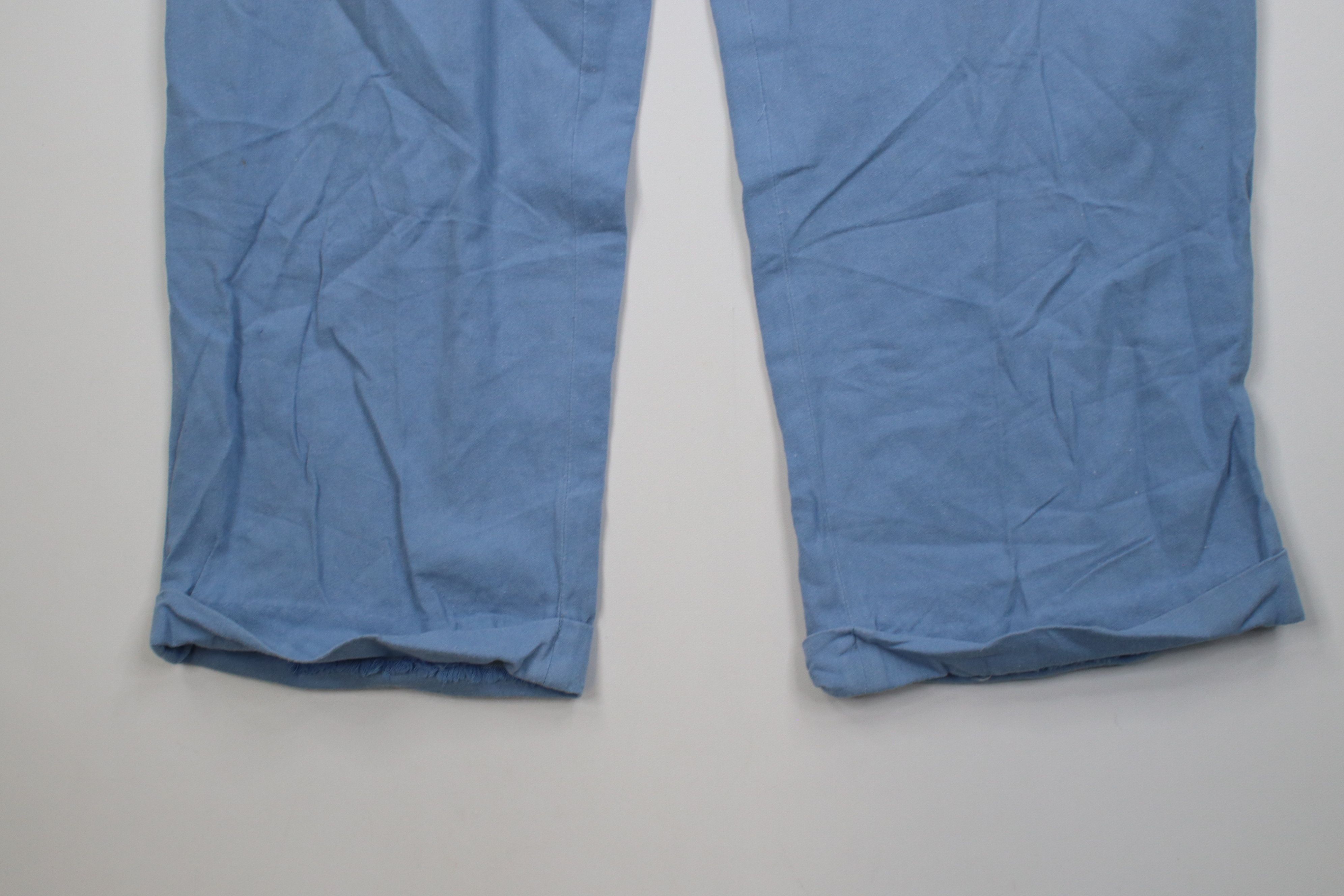 Vintage Vintage 90s Streetwear Flannel Linen Wide Leg Chino Pants Size US 36 / EU 52 - 4 Thumbnail