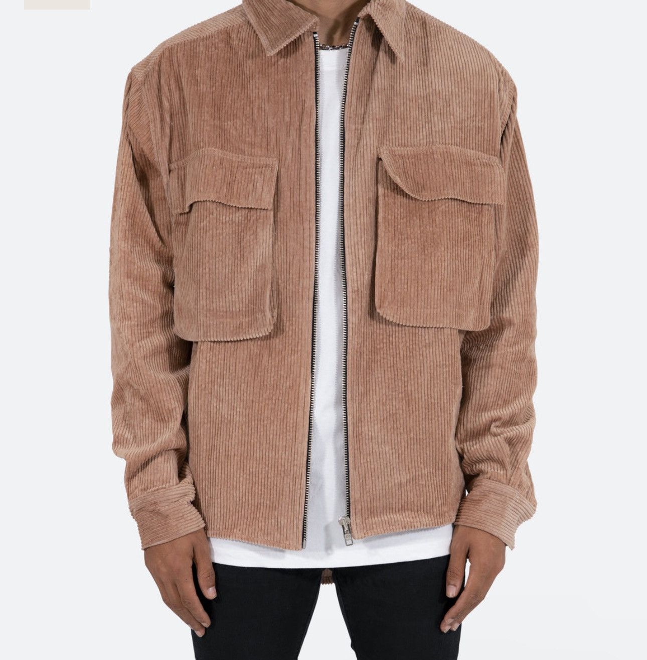 MNML MNML Corduroy Oversized Zip Up Shirt Size Small Size US S / EU 44-46 / 1 - 1 Thumbnail
