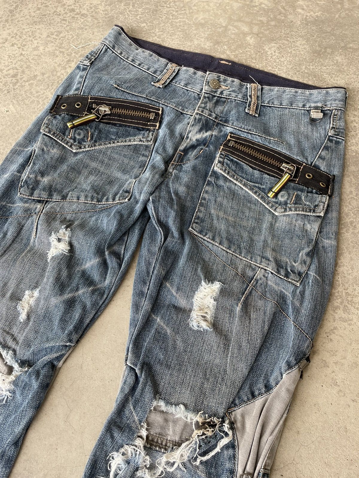 Hysteric Glamour Japanese PPFM Bondage Zipper Jeans Size US 32 / EU 48 - 6 Thumbnail