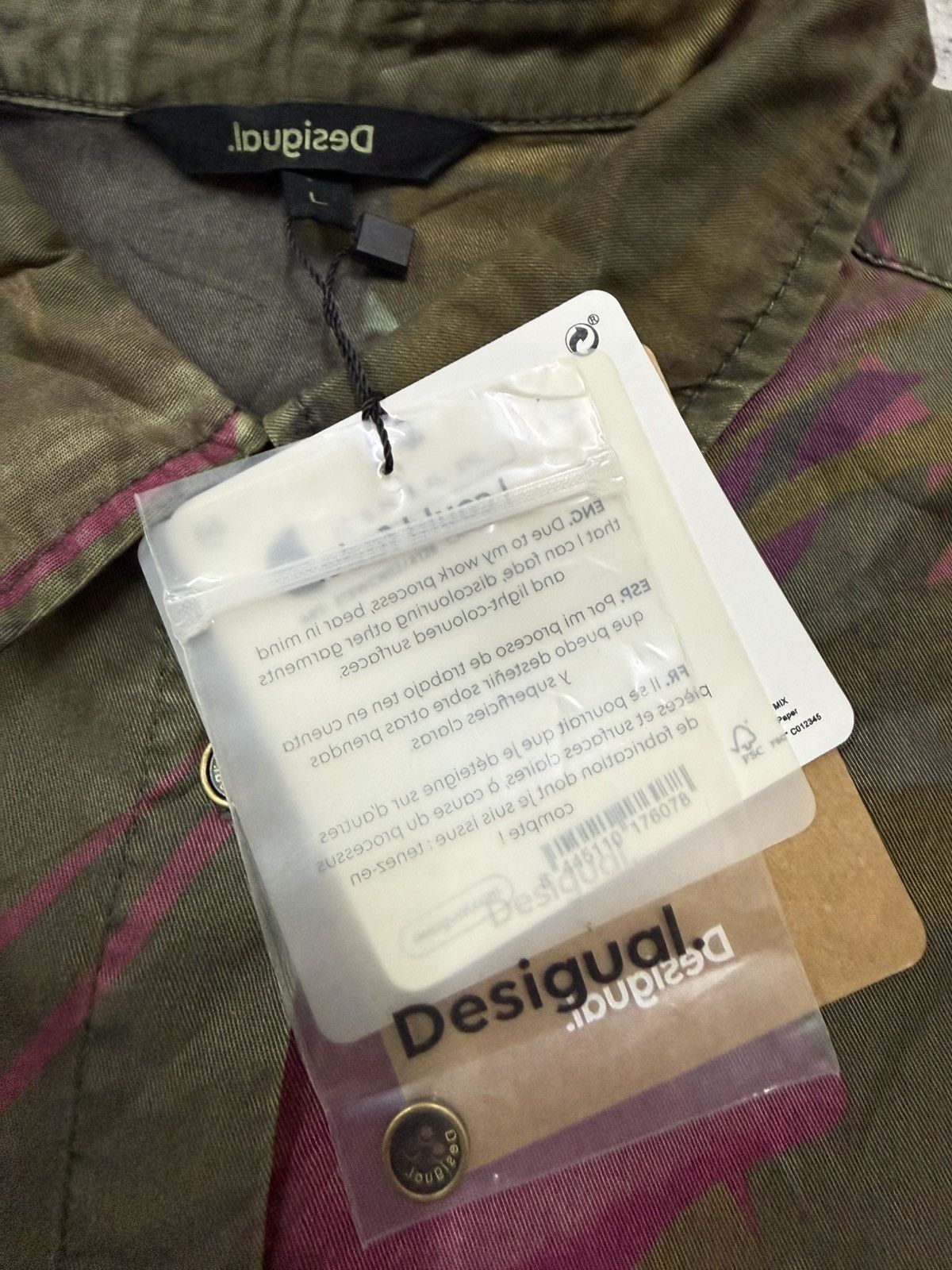 Desigual Desiqual Tencel Tropical Shirt “Rous” Size L / US 10 / IT 46 - 6 Thumbnail