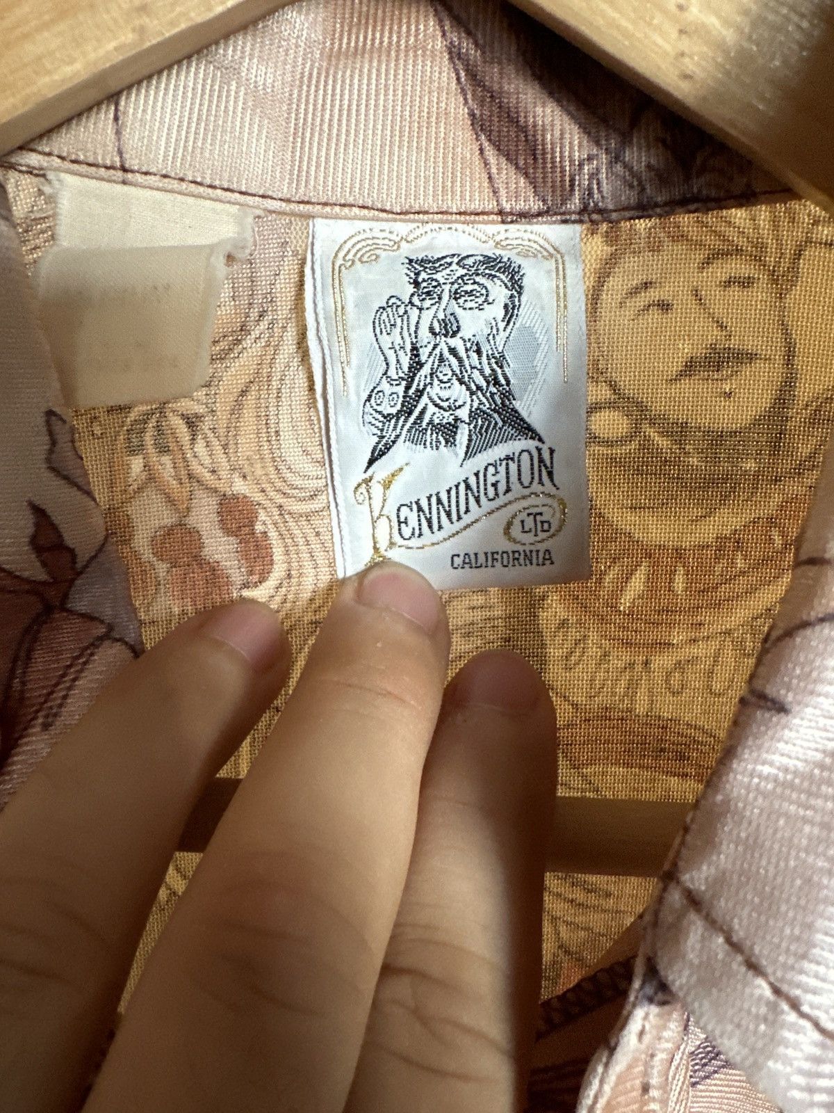 Kennington Ltd. × Vintage RARE Vintage Print Button-Up by Kennington Size US S / EU 44-46 / 1 - 3 Thumbnail