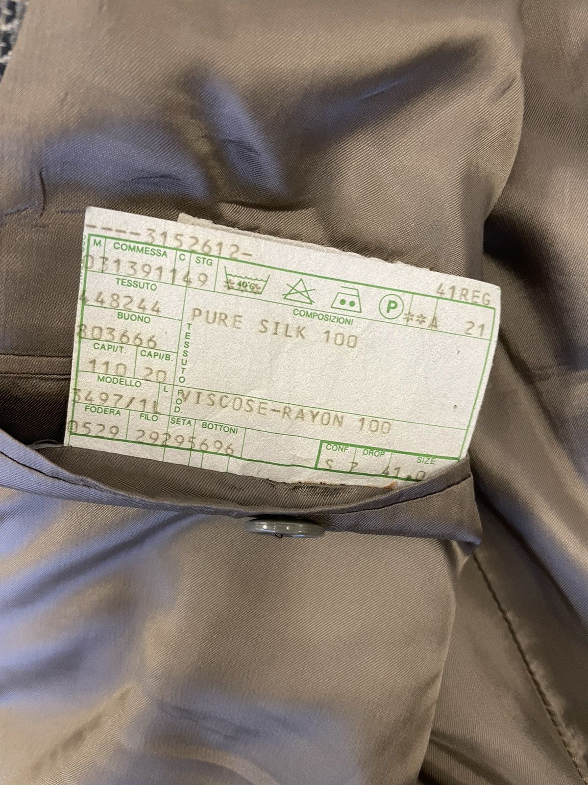 Giorgio Armani × Vintage Iridescent Silk Tweed Jacket Size 42R - 7 Thumbnail