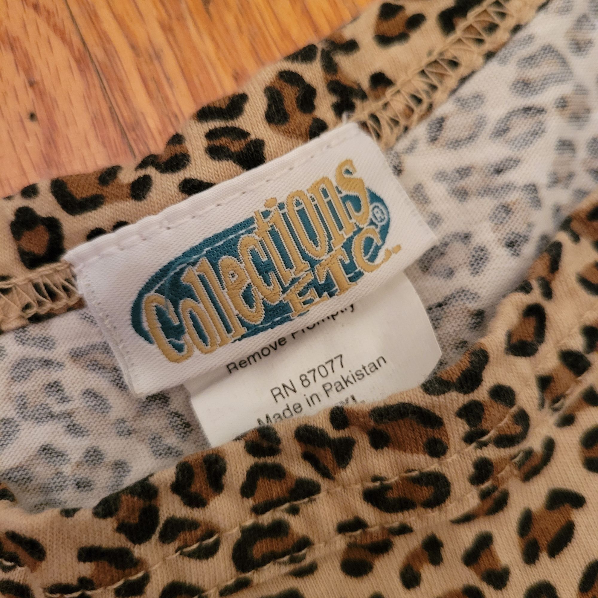 Other Collections Vintage y2K Leopard Print T Shirt Dress 3D Tiger Size XXL / US 16-18 / IT 52-54 - 4 Thumbnail