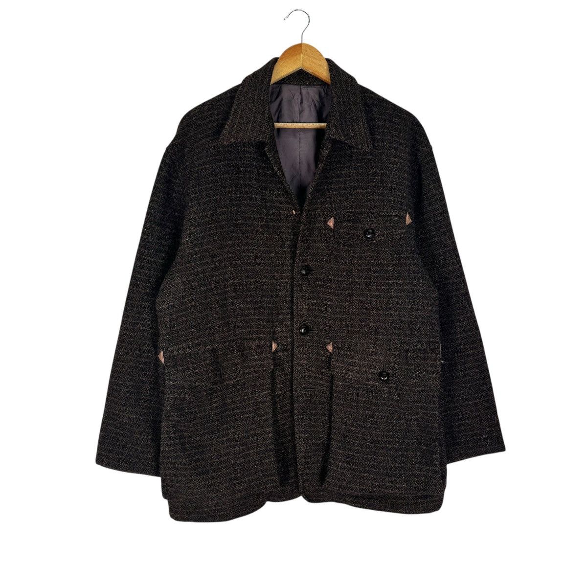 Harris Tweed 🌟HARRIS TWEED X HAROLD DANIELL HAND WOVEN COAT Size US L / EU 52-54 / 3 - 2 Thumbnail