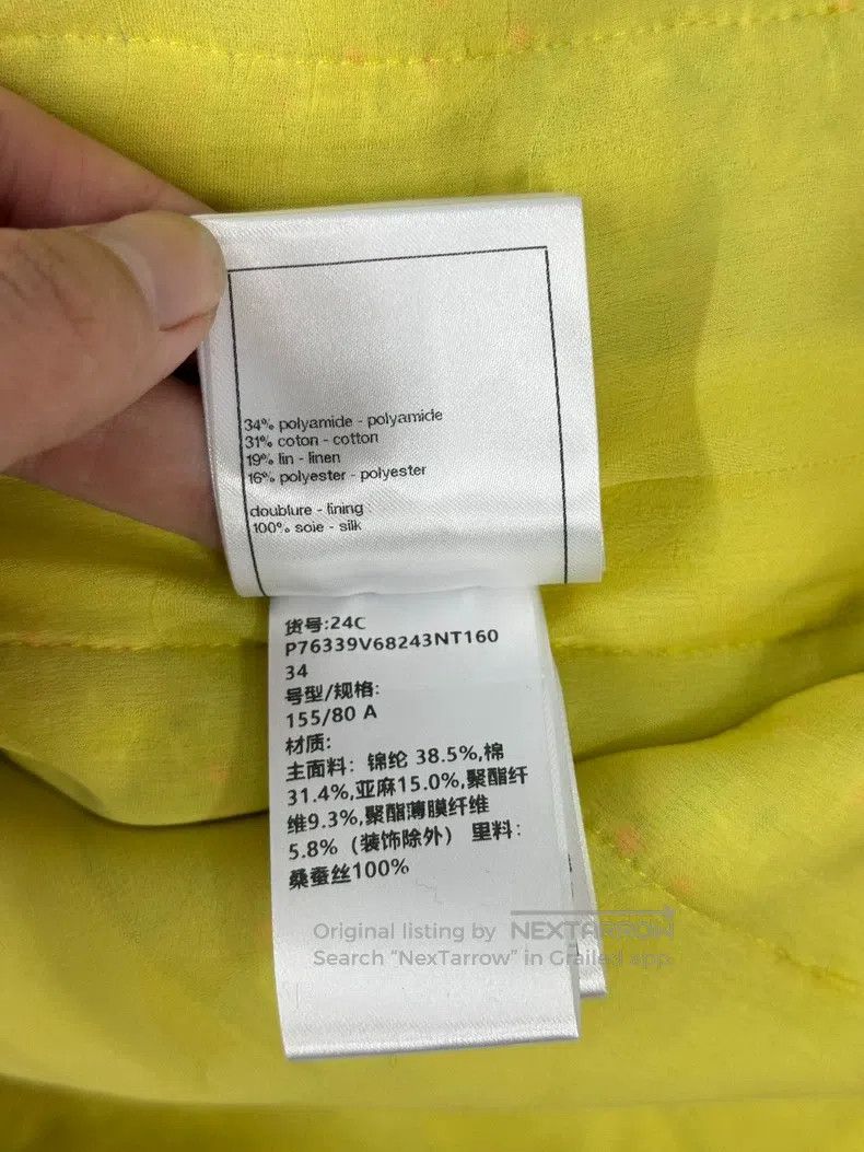 Chanel Chanel 24C new yellow-green jacket Size XXS / US 00 / IT 34 - 6 Thumbnail